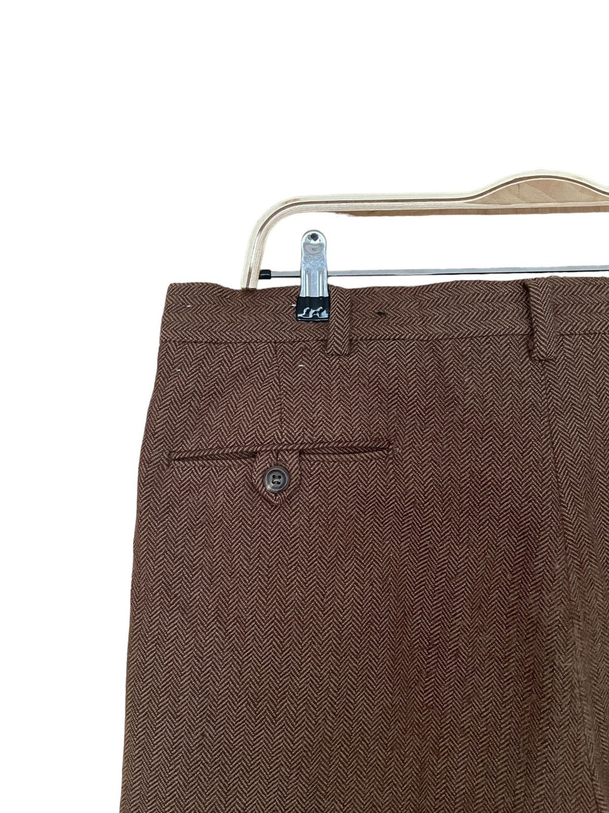 Vintage Vintage Brand Polo Ralph Lauren 100% Wool Pants 1980s Size US 36 / EU 52 - 5 Thumbnail
