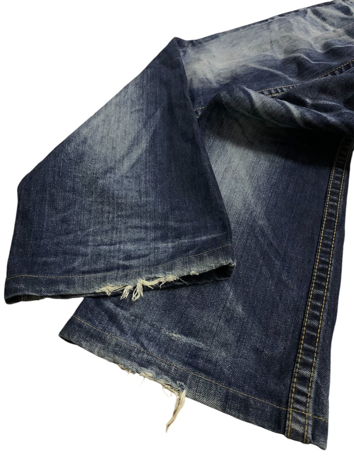 If Six Was Nine 💥FinalDrop💥Vtg Japanese Flare Lolita Yoshitomo Nara Denim Size 30" / US 8 / IT 44 - 9 Thumbnail