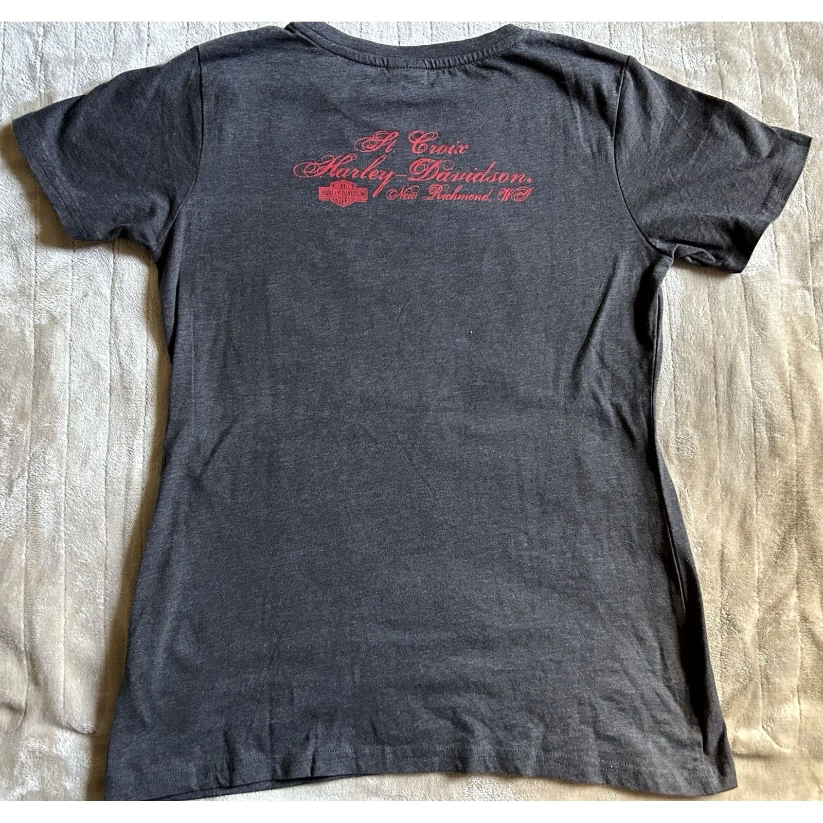 Harley Davidson Harley Davidson Women’s T-Shirt Size S Basic Short Sleeve Round Neck Multicolor Spirit Theme Biker NWT Marquee Size S / US 4 / IT 40 - 2 Thumbnail
