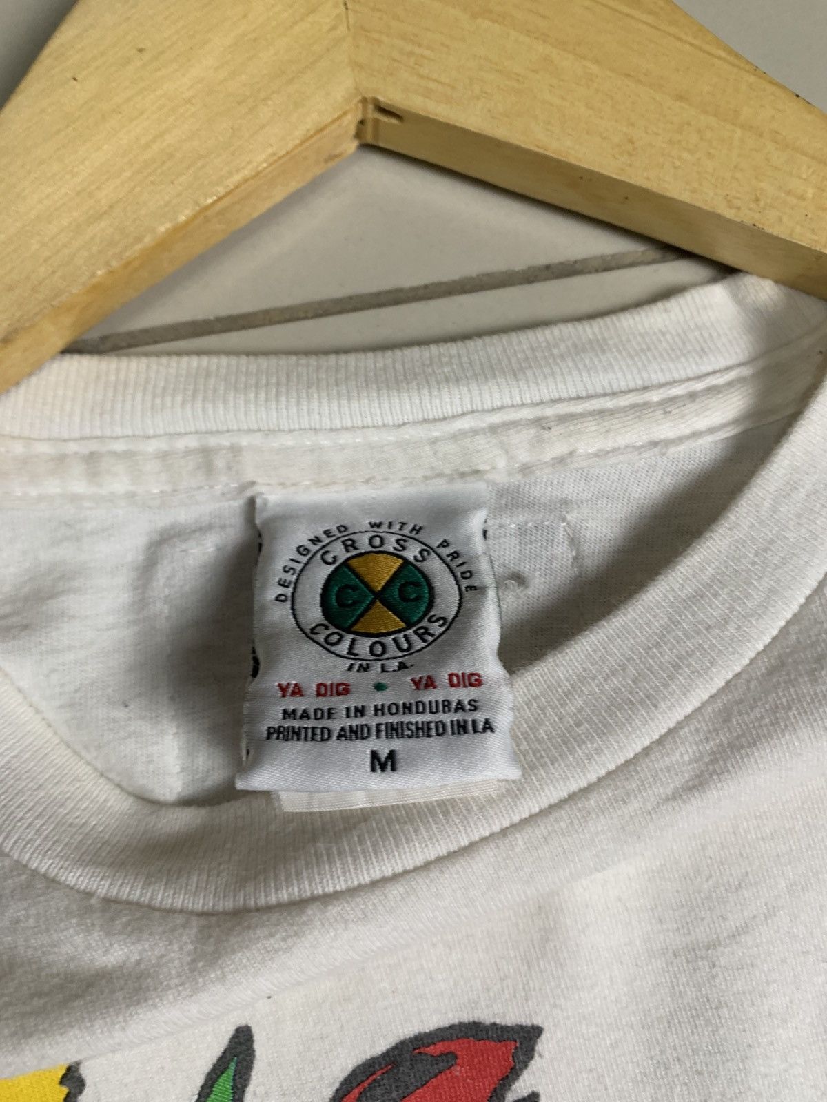 Cross Colours TLC 1992 Long Sleeve White T Shirt Hip Hop Retro Sz M Size US M / EU 48-50 / 2 - 3 Thumbnail