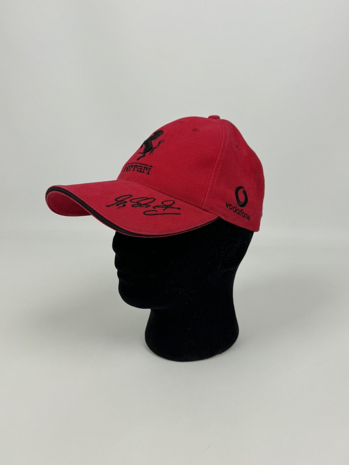 Vintage 1996 Vintage Ferrari Racing Nice Man Cap Vodafone Size ONE SIZE - 1 Thumbnail