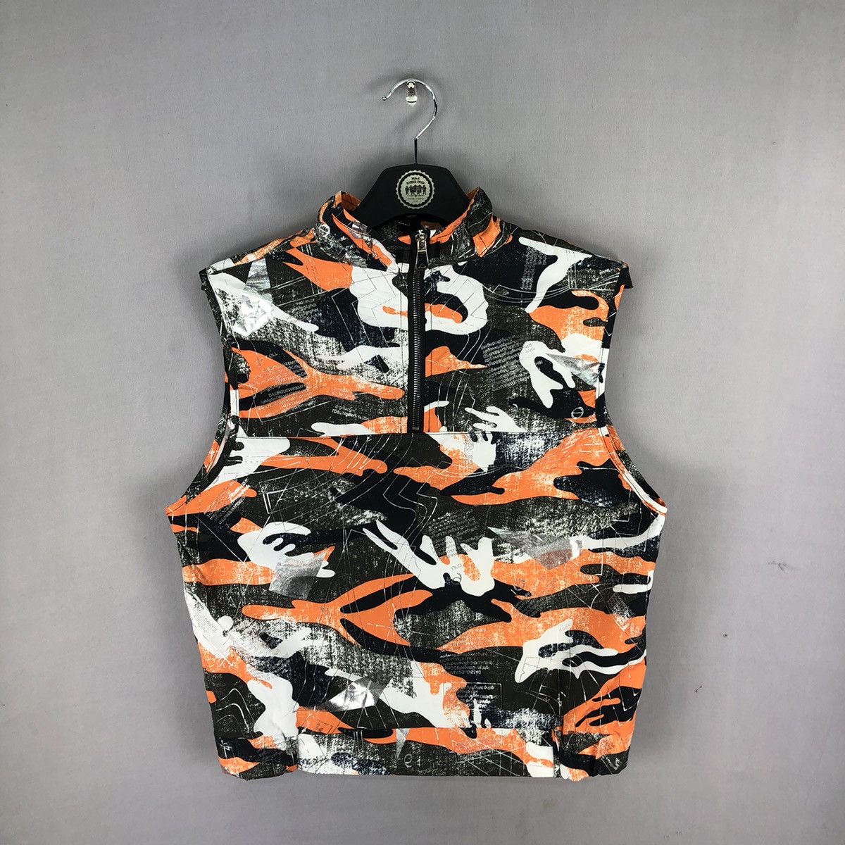 Japanese Brand Vintage Camo Vest Nylon Buckle Back Pullover Harajuku Style Size US M / EU 48-50 / 2 - 1 Thumbnail