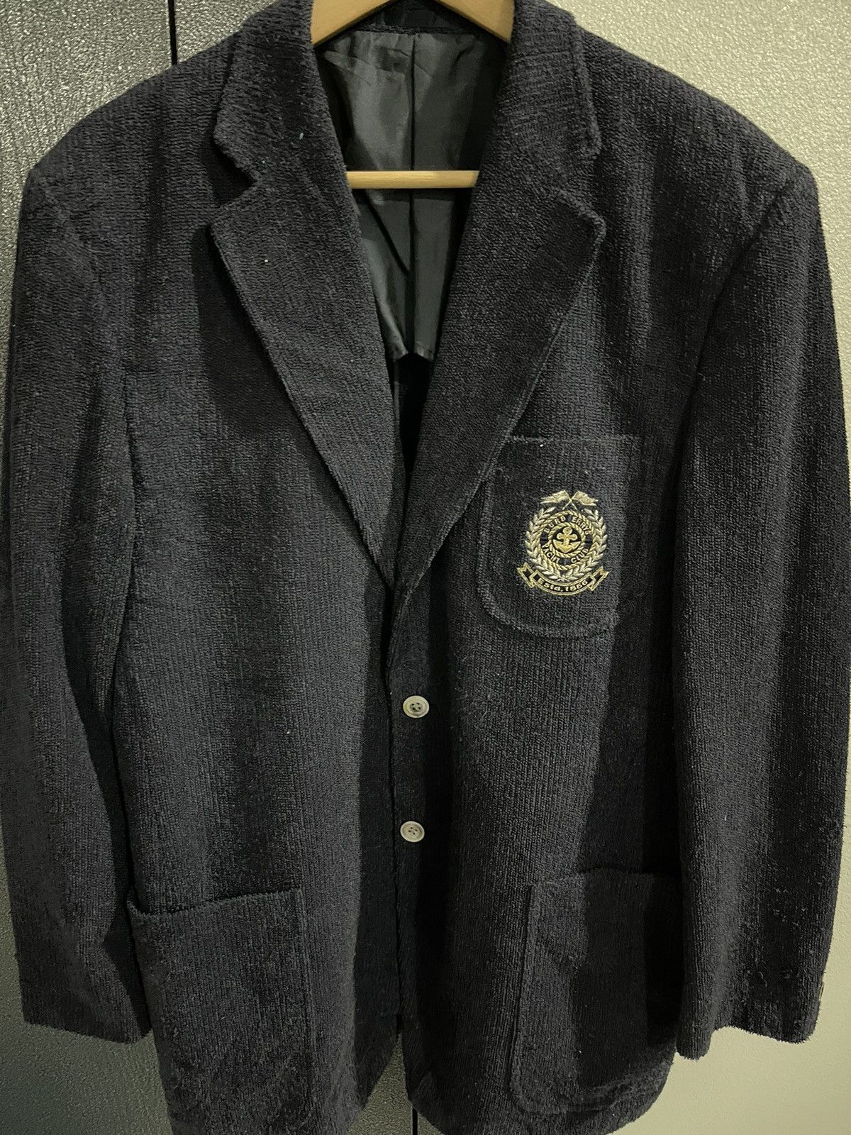 Burberry Vintage Burberrys Yacht Club Cudroy Coat Blazer Size 42L - 6 Thumbnail