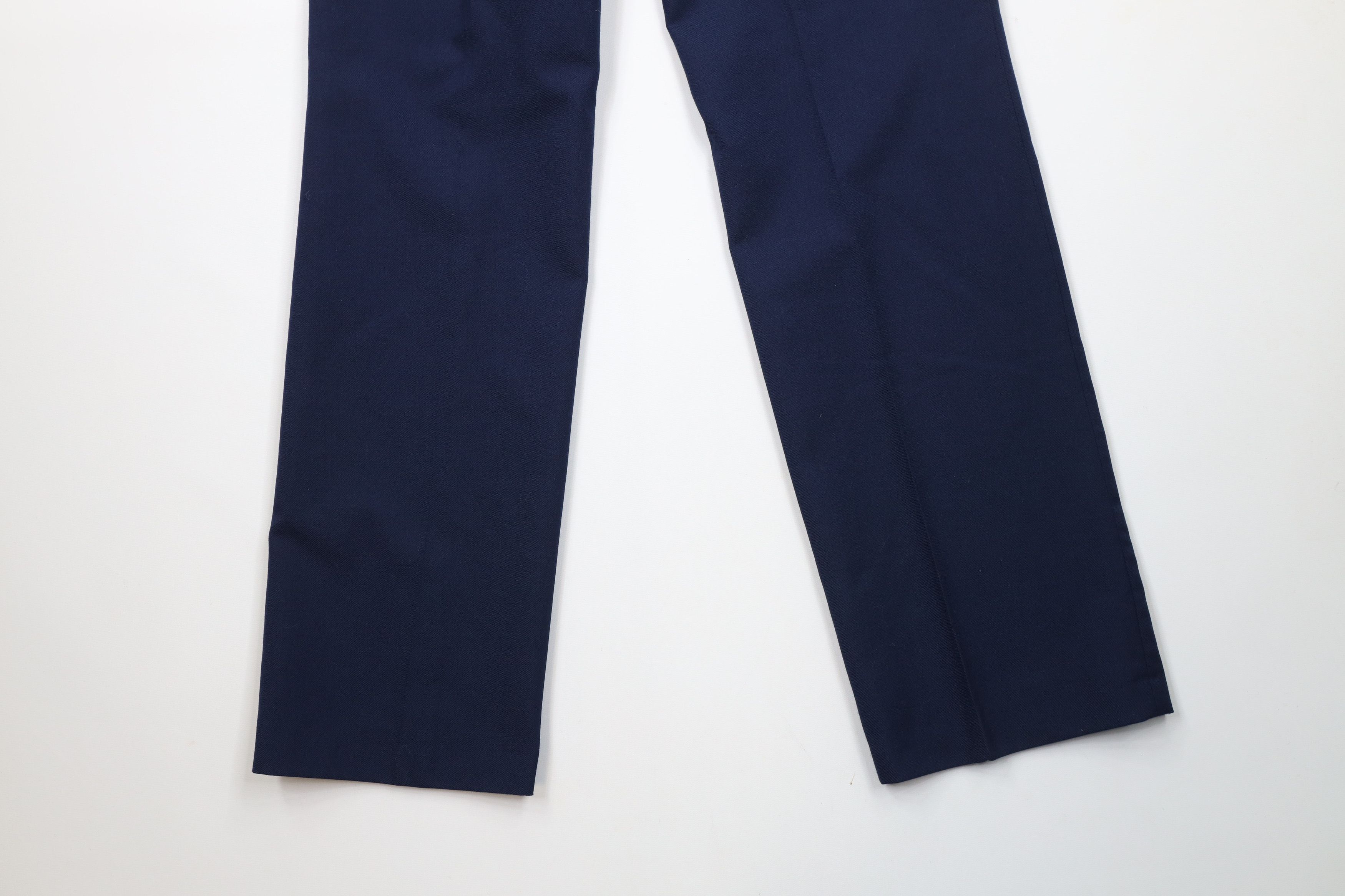 Vintage Vintage 90s Streetwear Wide Leg Chino Pants Navy Blue USA Size US 32 / EU 48 - 12 Thumbnail