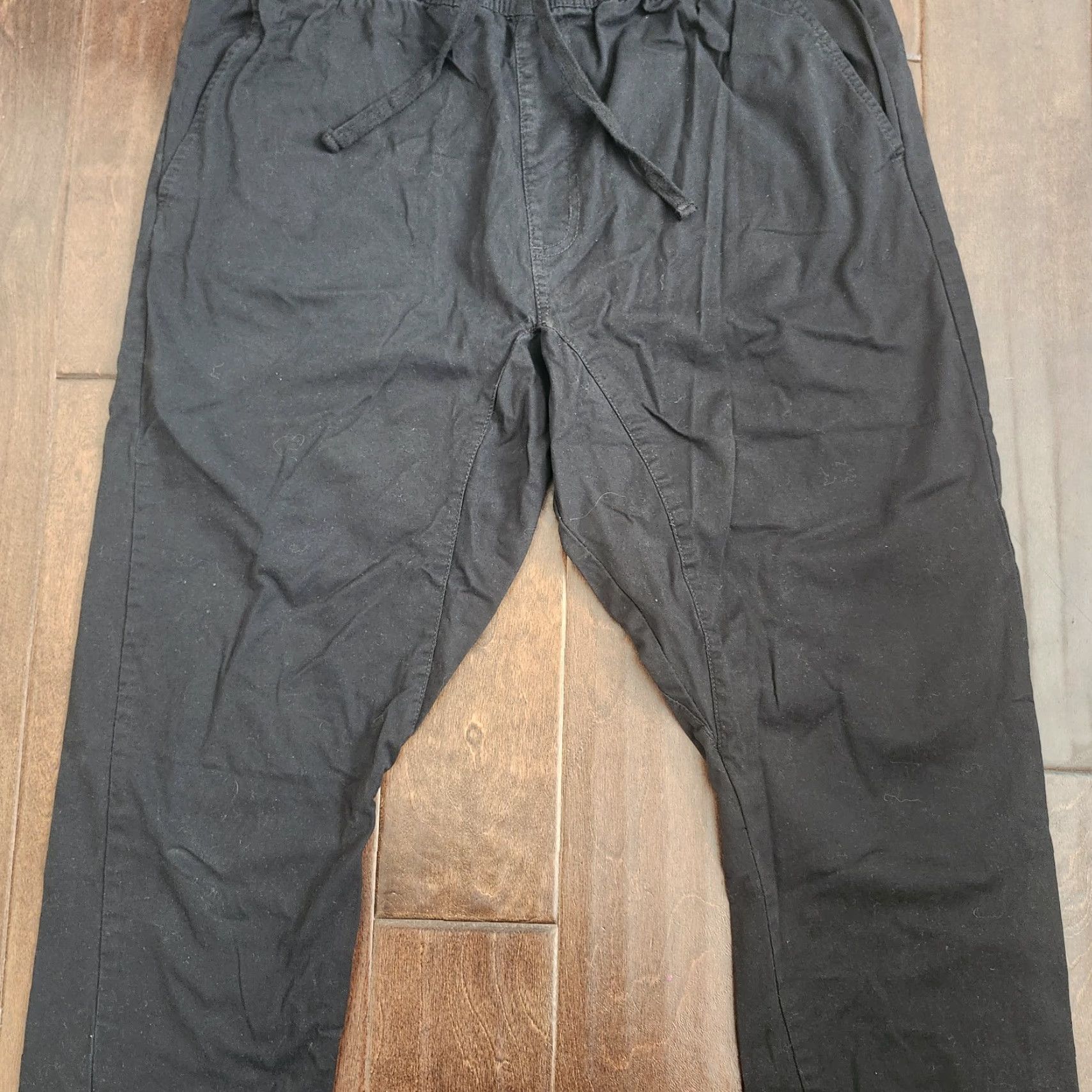 Crooks & Castles Crooks & Castles Jogger Pants Mens Size 38 Black Cargo Pocket Regular Fit Cotton Spandex Streetwear Size US 38 / EU 54 - 7 Thumbnail
