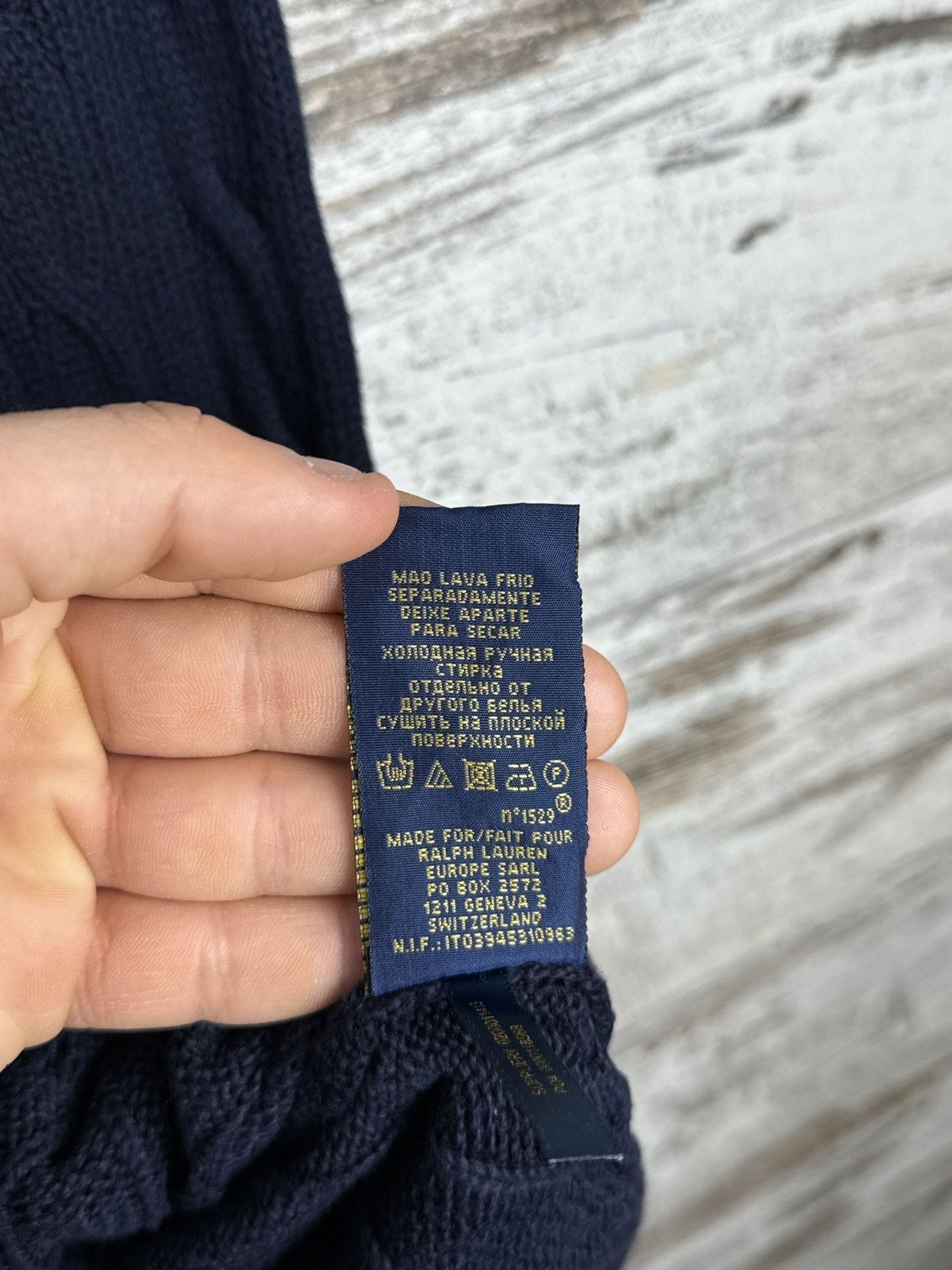 Polo Ralph Lauren × Vintage Mens Vintage Polo Ralph Lauren navy sweater old money luxury Size US XL / EU 56 / 4 - 11 Thumbnail