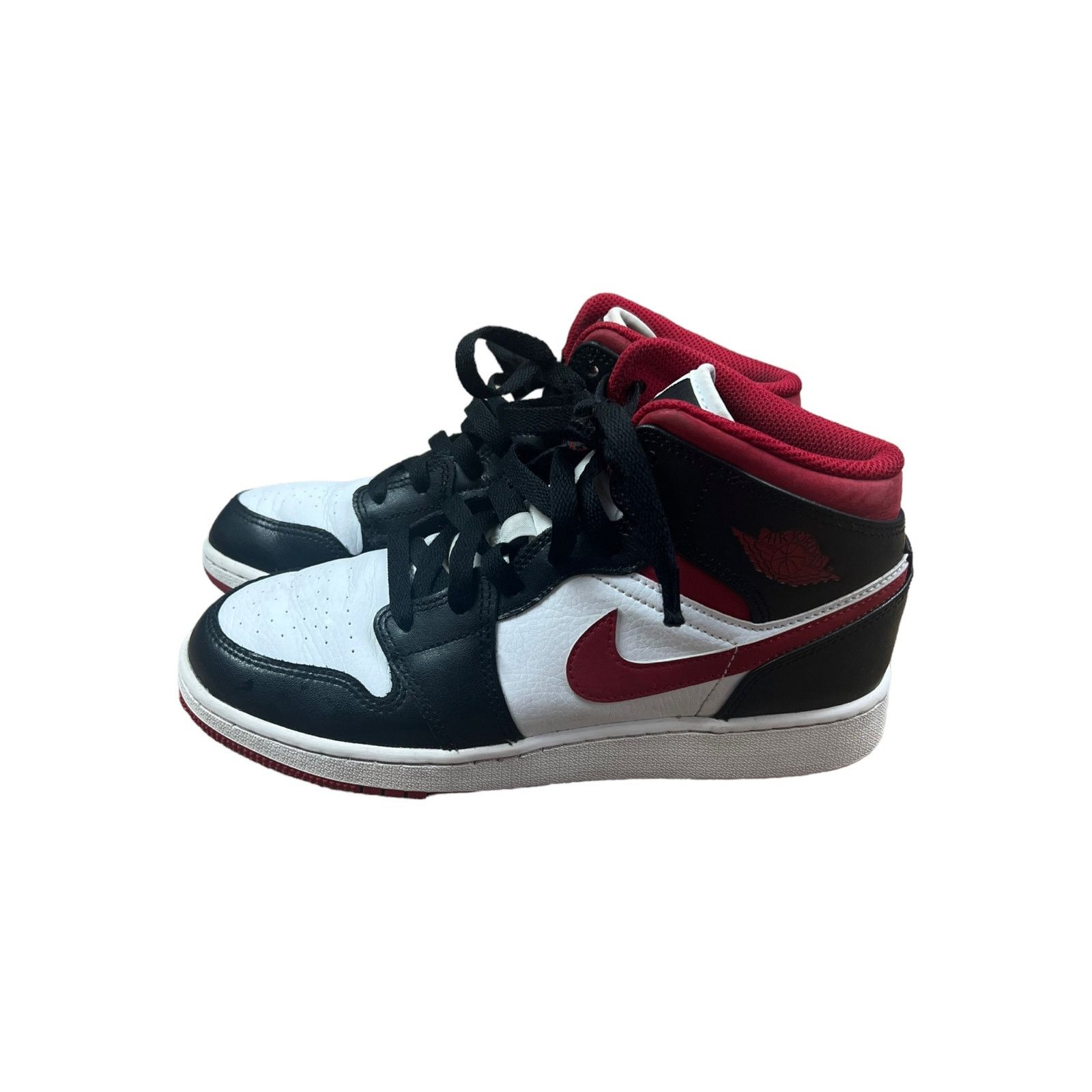 Jordan Brand Nike | Air Jordan 1 Retro Mid GS Black Gym Red | 5.5 Youth Size US 7 / IT 37 - 11 Thumbnail