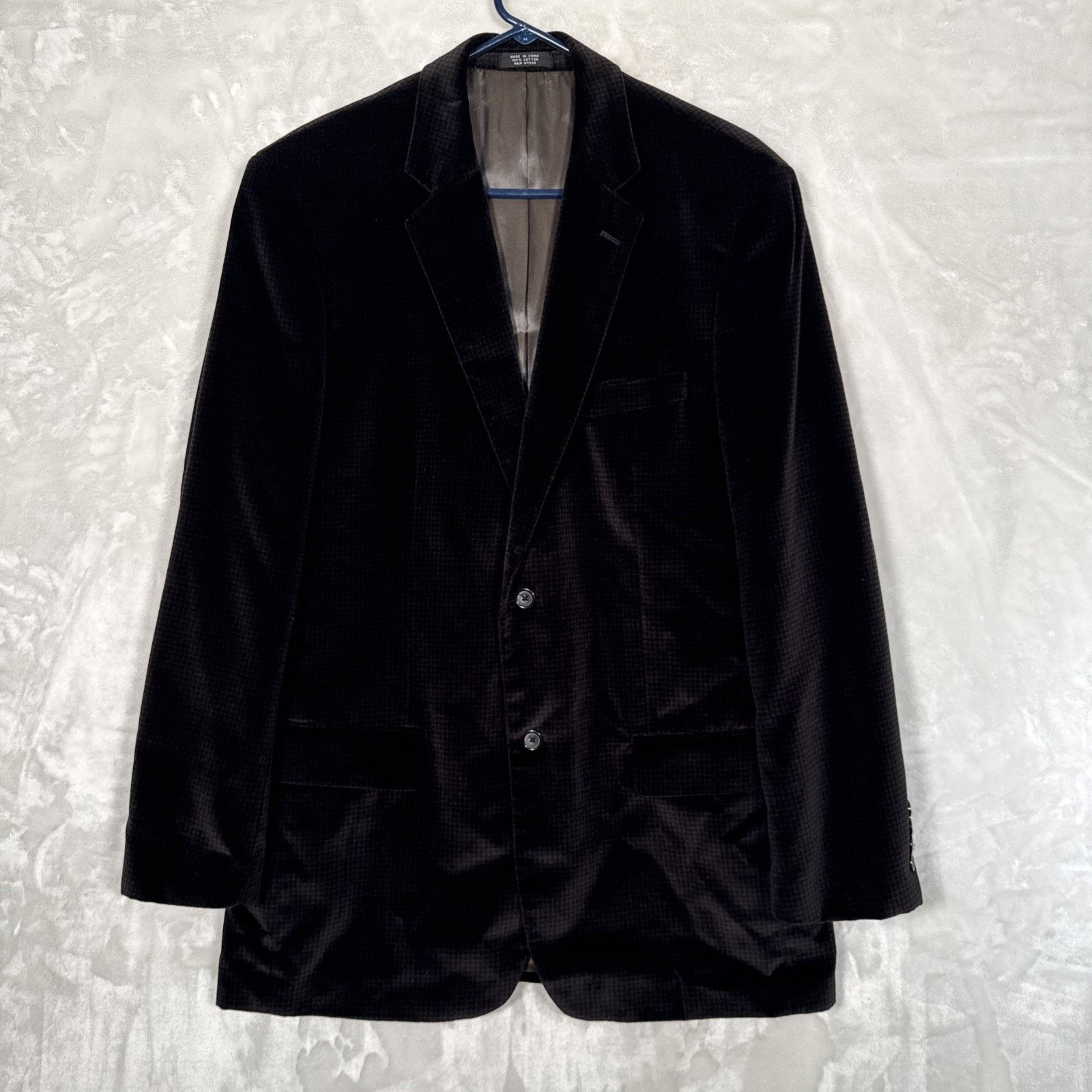 Jones New York Jones New York Sports Coat 42L Brown and Black Brushed Size 42L - 1 Thumbnail