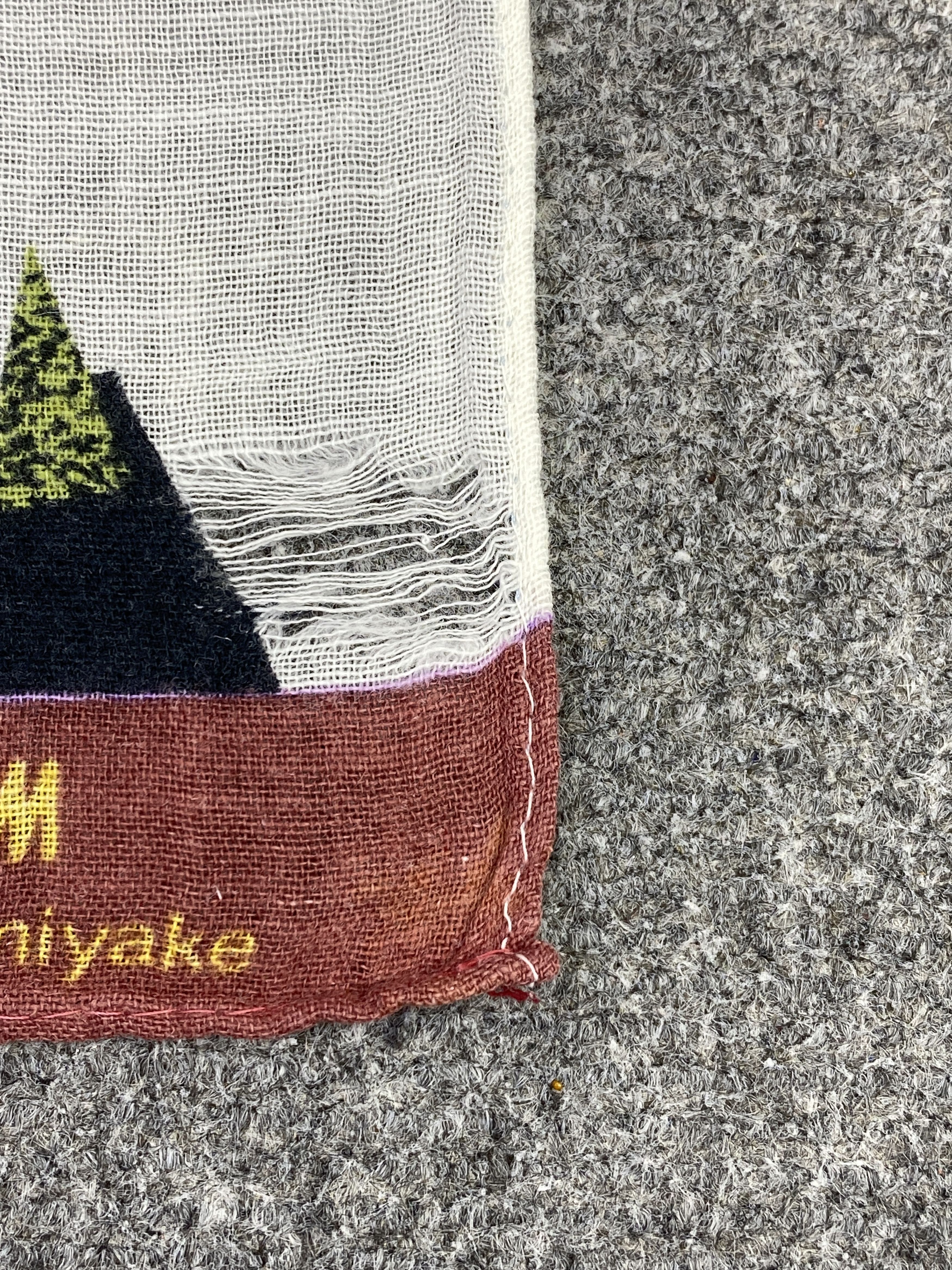 Issey Miyake Vintage Issey Miyake Handkerchief / Neckerchief KT0079 Size ONE SIZE - 6 Thumbnail