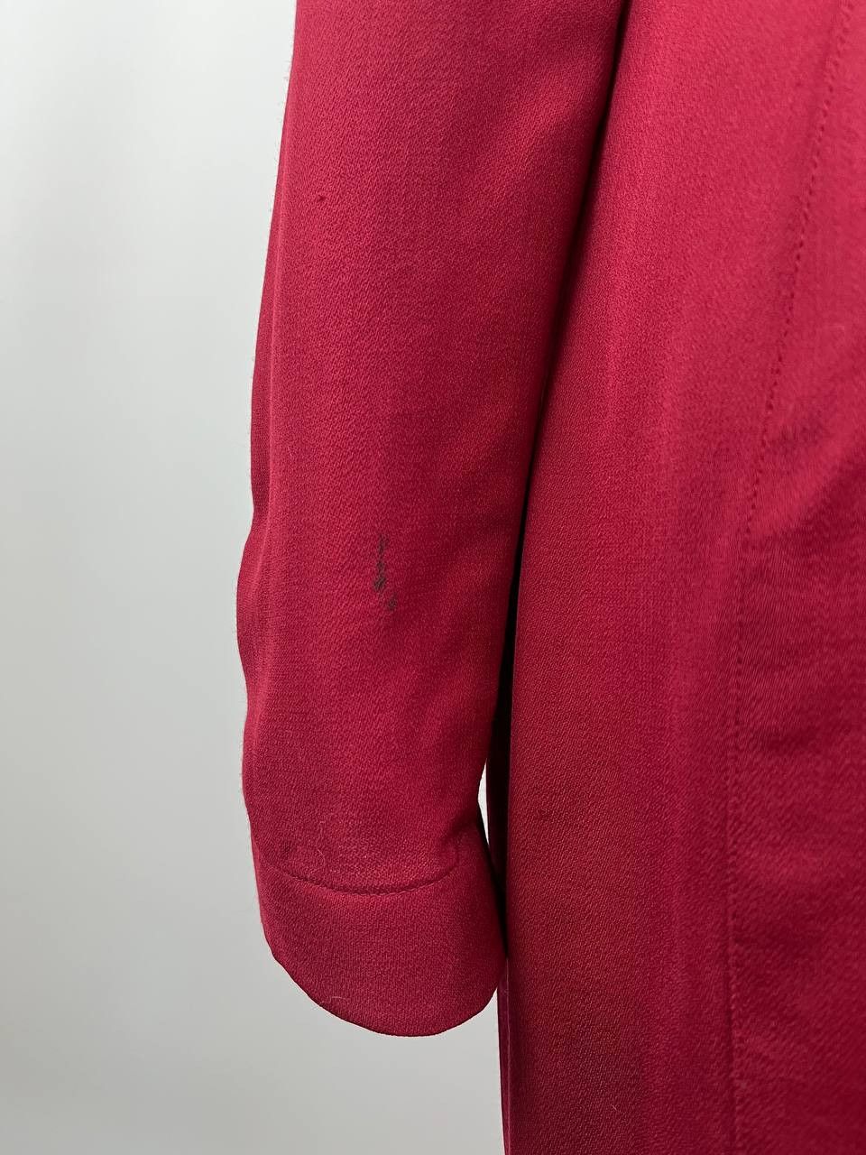 Thierry Mugler Archive Thierry Mugler Paris Burgundy Wool Blazer Dress Size M / US 6-8 / IT 42-44 - 19 Thumbnail