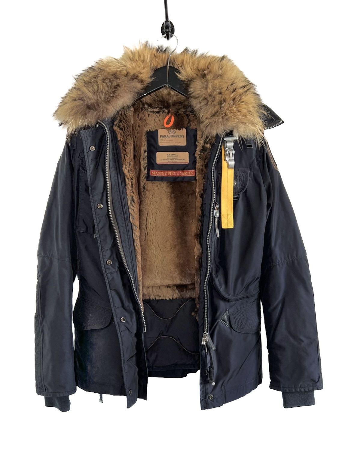 Parajumpers Parajumpers Navy Nylon Masterpiece Denali Parka Jacket Size XXS / US 00 / IT 34 - 3 Thumbnail