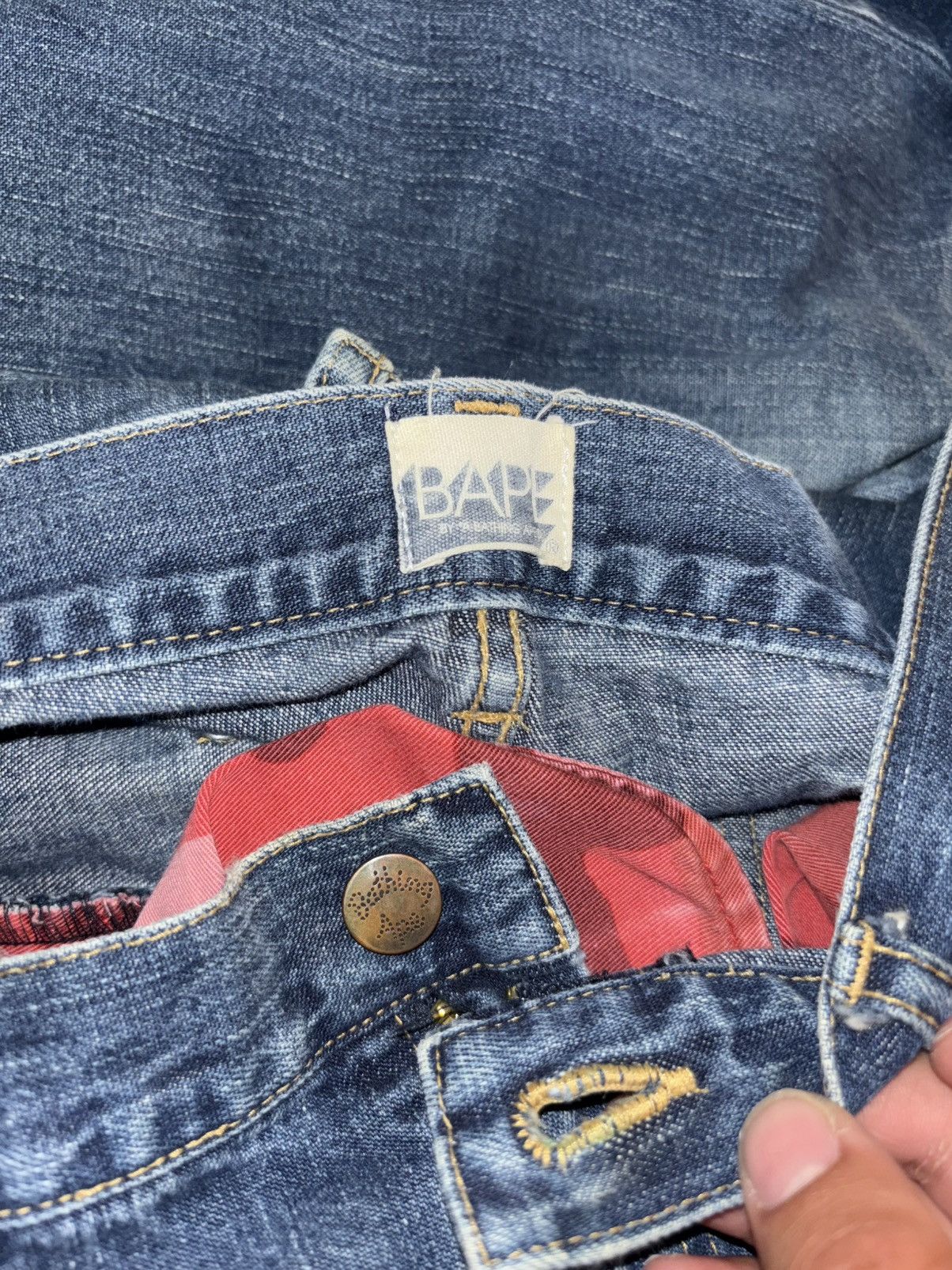 Bape OG Bapesta Carpenter Jeans Size US 32 / EU 48 - 6 Thumbnail