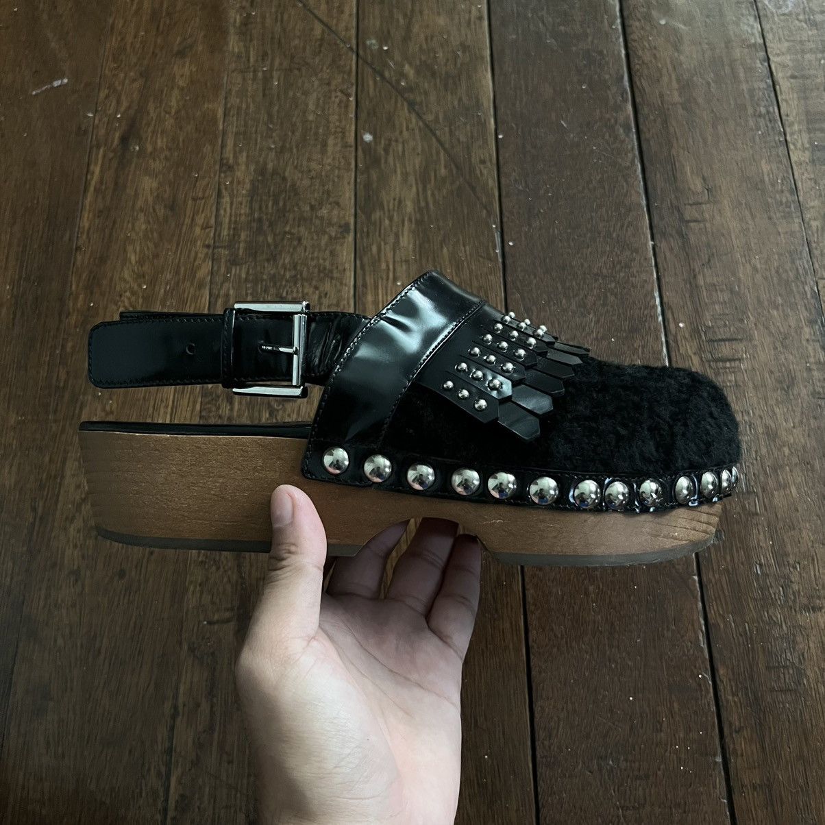 Alexander McQueen Alexander Mcqueen Flatform Clogs Size US 7 / IT 37 - 2 Thumbnail