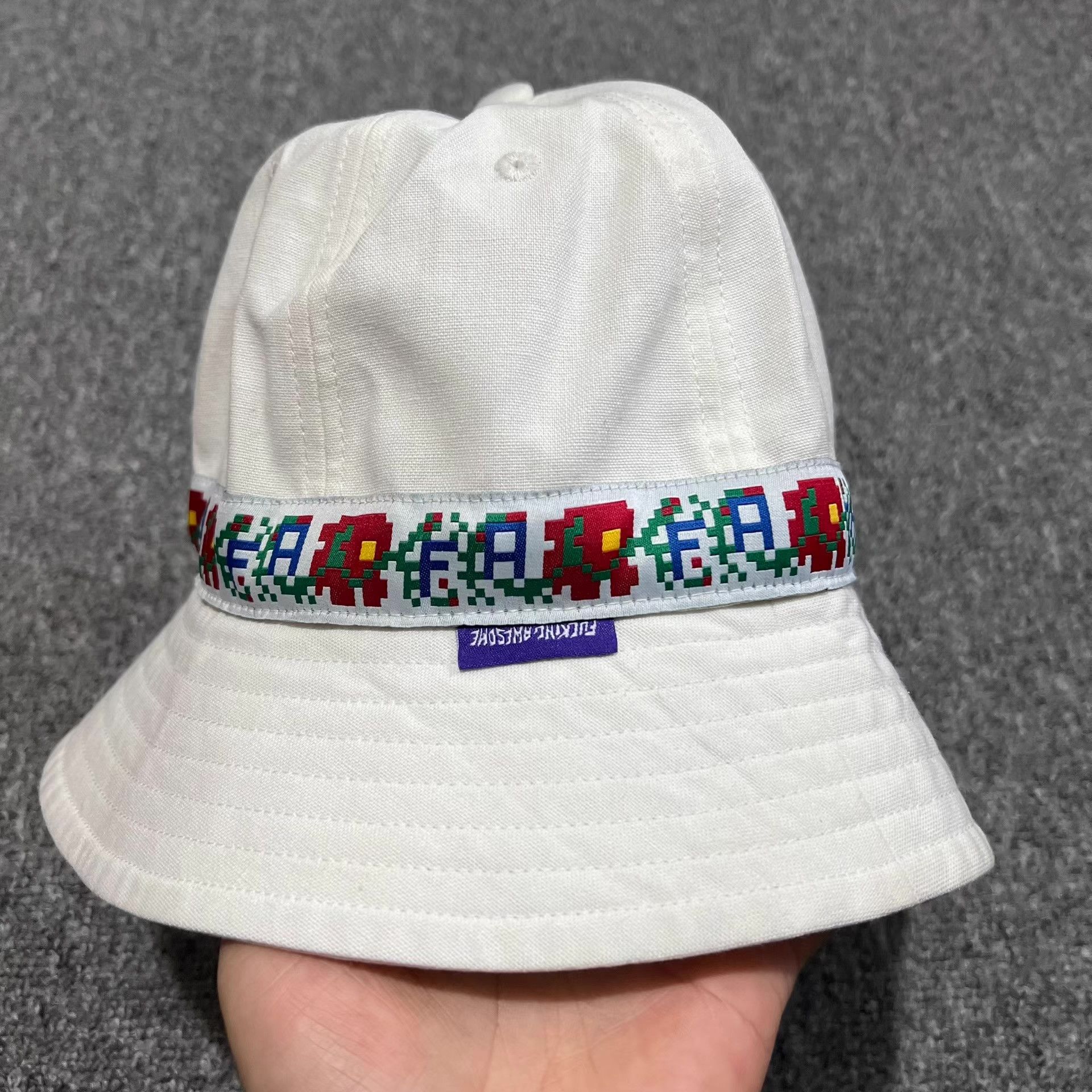 Fucking Awesome Fucking Awesome Webbing Bucket Hat Q7 Size ONE SIZE - 6 Thumbnail