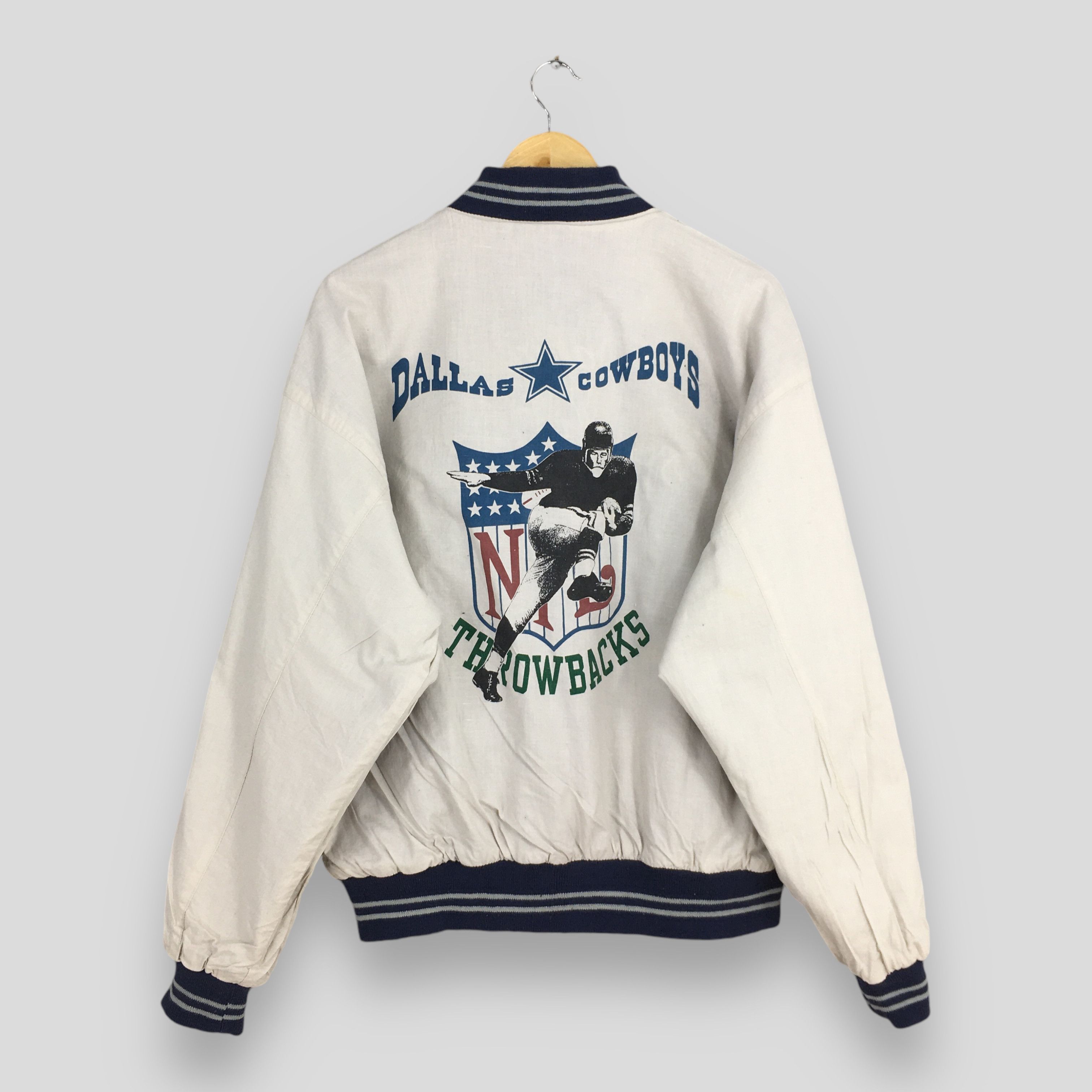NFL Vintage 90s Dallas Cowboys NFL Varsity Jacket Medium Size US M / EU 48-50 / 2 - 14 Thumbnail