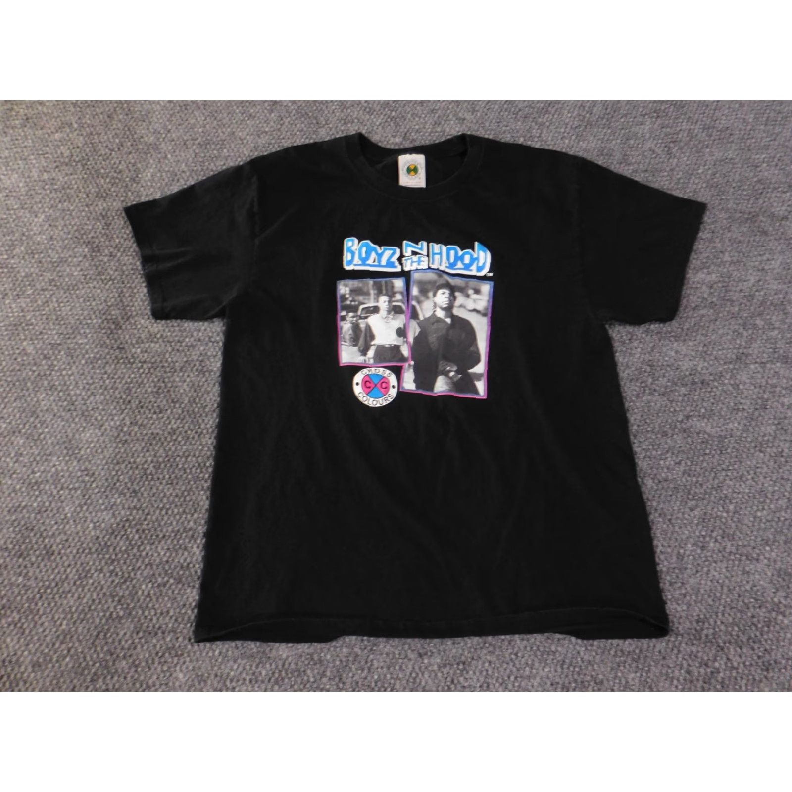Vintage VINTAGE Cross Colours Boyz N The Hood Shirt Mens Large Black Graphic Tee Hip Hop Movie Girls Size US L / EU 52-54 / 3 - 2 Thumbnail