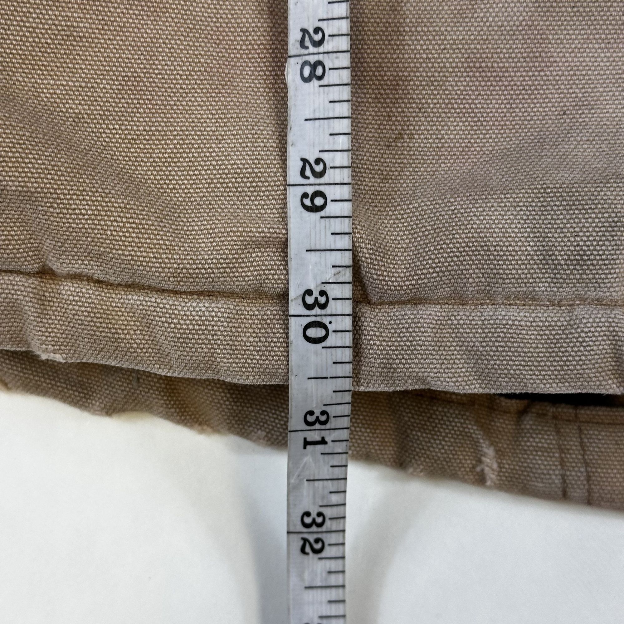 Carhartt Carhartt Mens Distressed Tan Canvas Jacket W/ Brown Collar Size US L / EU 52-54 / 3 - 5 Thumbnail