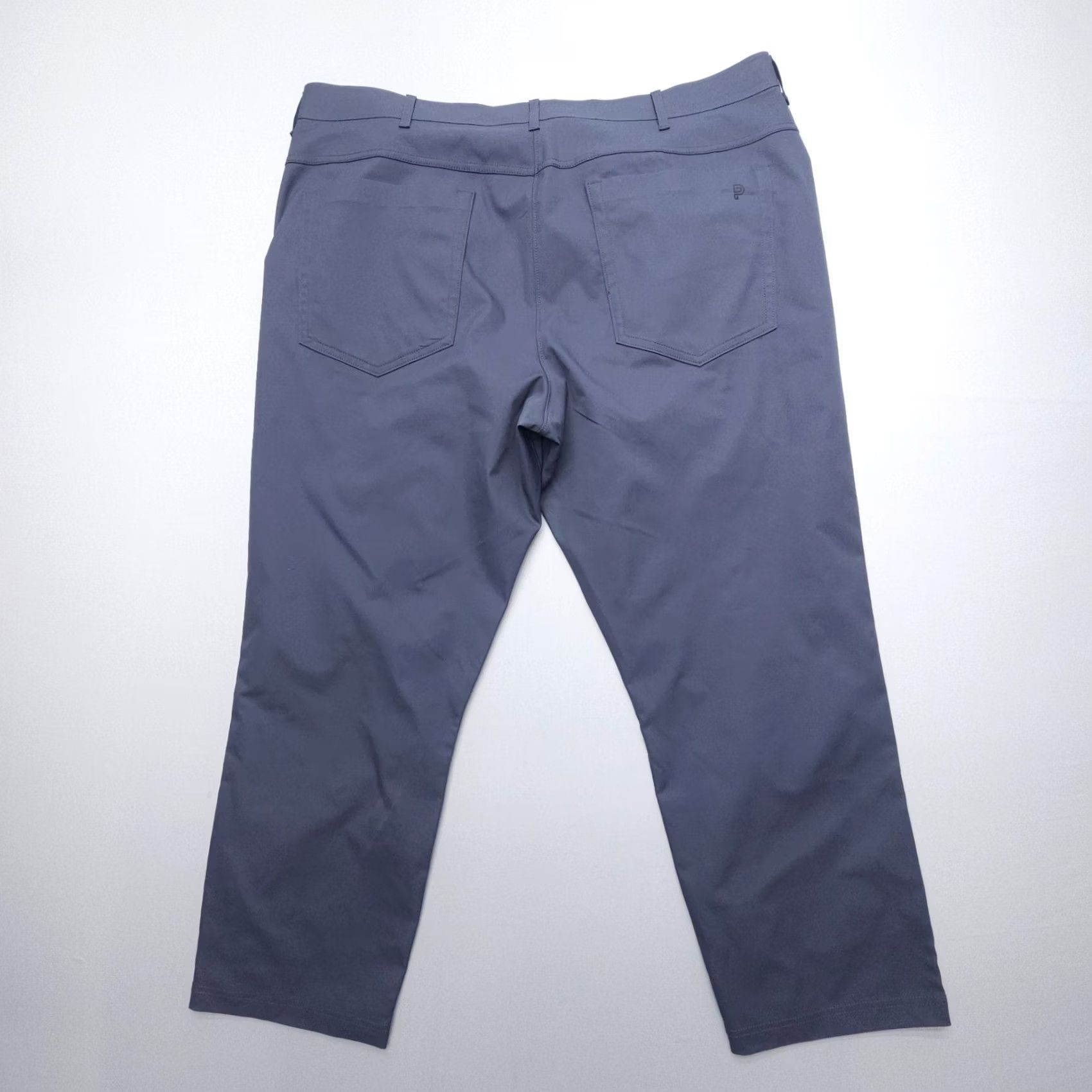 Vintage Public Rec Mens Chino Pants 40x28 Gray Stretch 5-Pocket Regular Inseam 27 Flat Front Business Casual Size US 40 / EU 56 - 2 Thumbnail