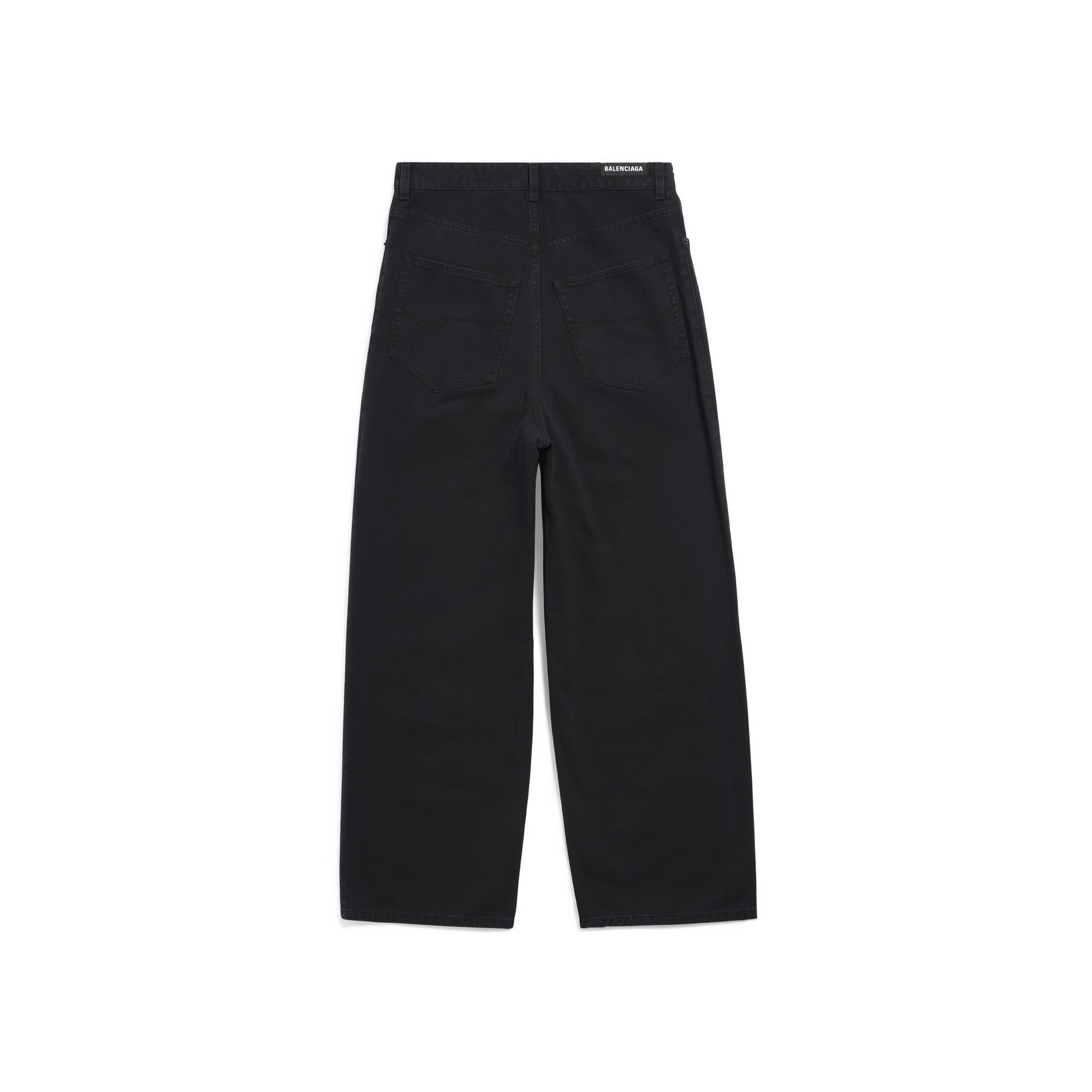 Balenciaga o1s1wg110126 Baggy Pants in Black Size US 28 / EU 44 - 2 Thumbnail