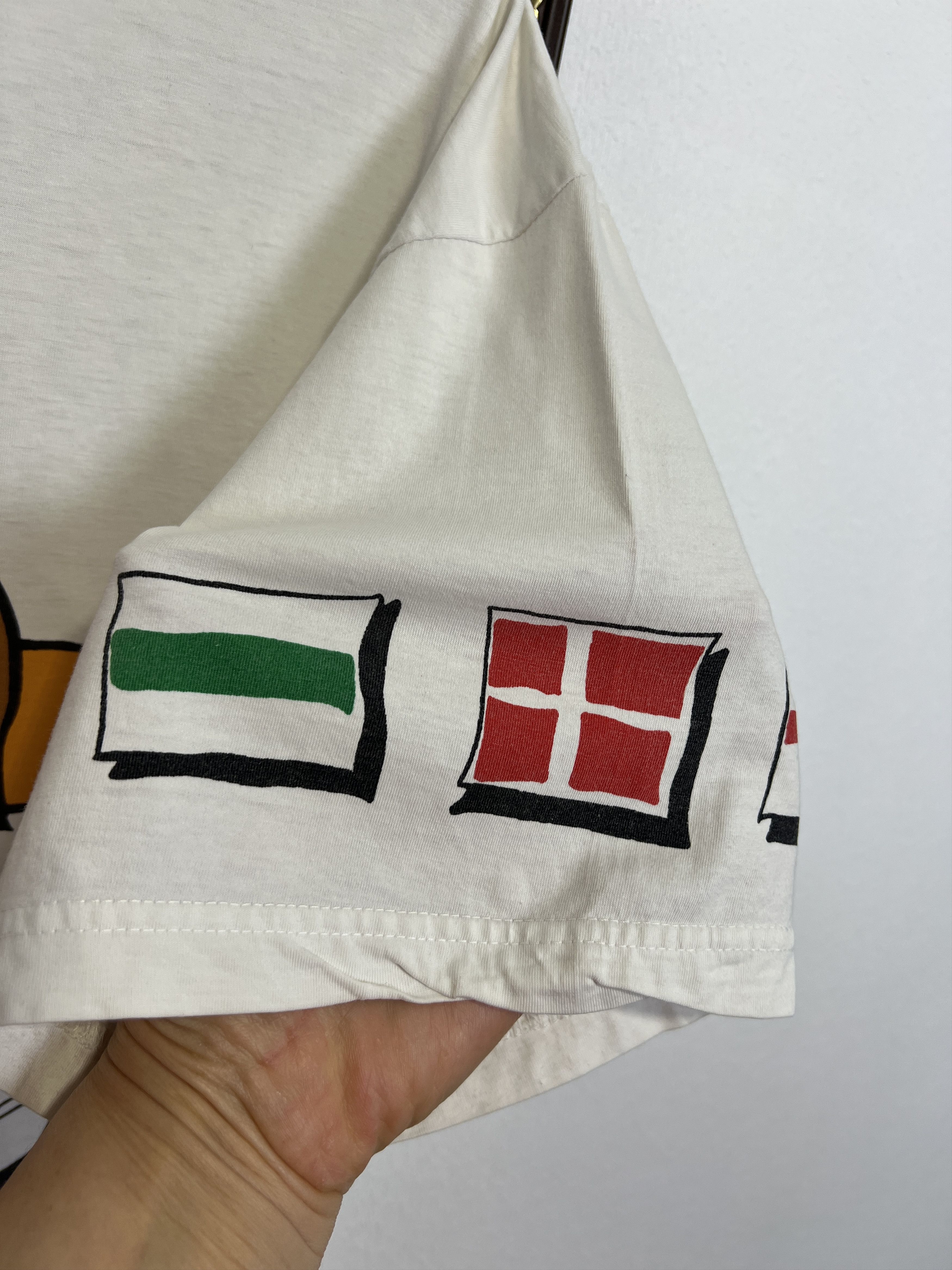 Vintage England EURO Football Shirt Soccer Over Print Jersey Trikot Size US XL / EU 56 / 4 - 6 Thumbnail