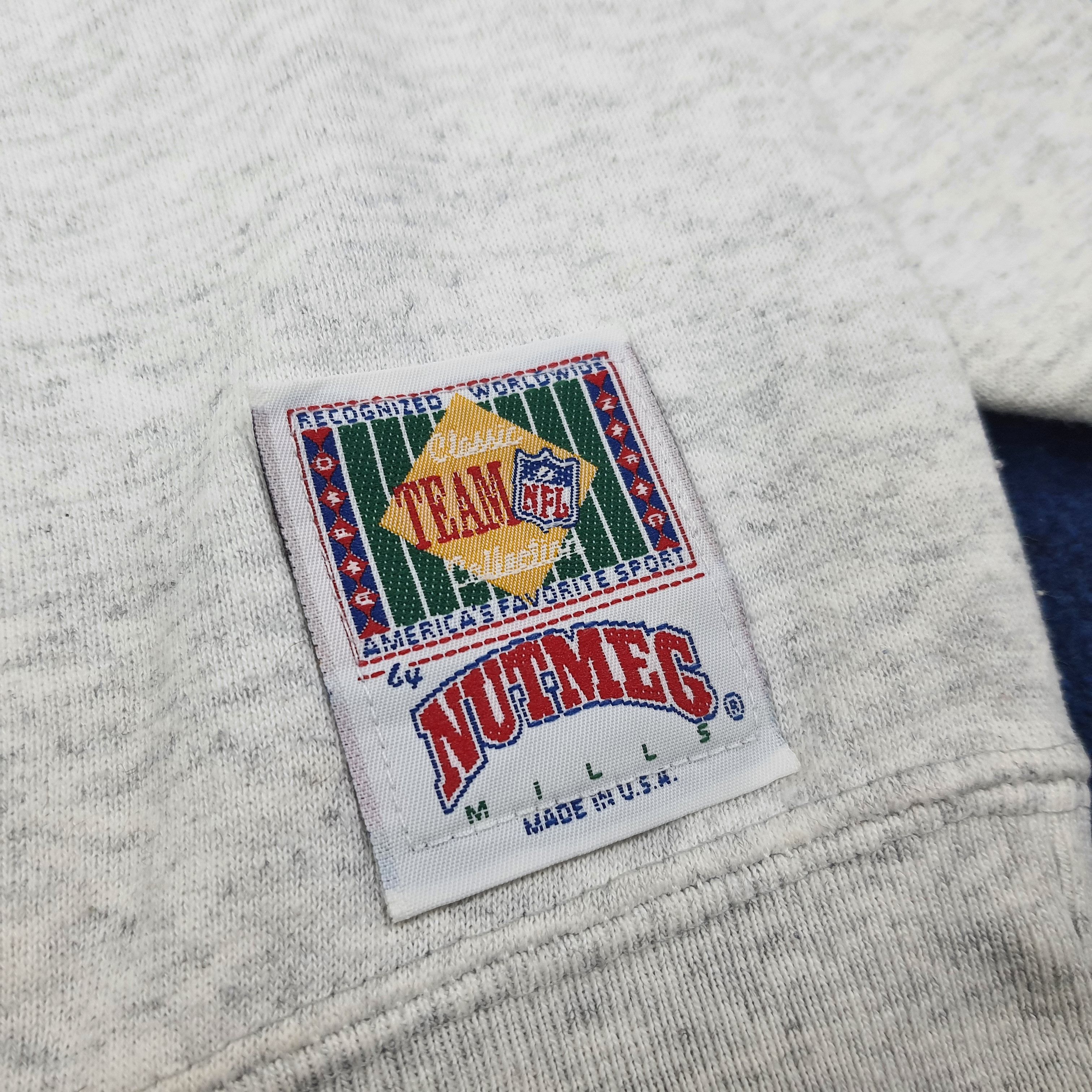 Nutmeg Vintage Dallas Cowboys NFL 90s Sweatshirt C261N18 Size US L / EU 52-54 / 3 - 4 Thumbnail