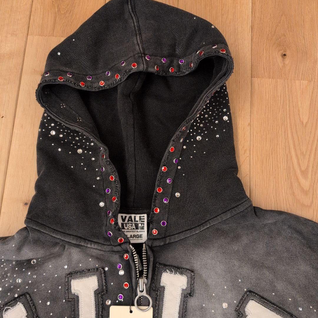 Vale VALE FOREVER “CLASSICO ZIP UP” Hoodie – Black / XL Size US XL / EU 56 / 4 - 6 Thumbnail