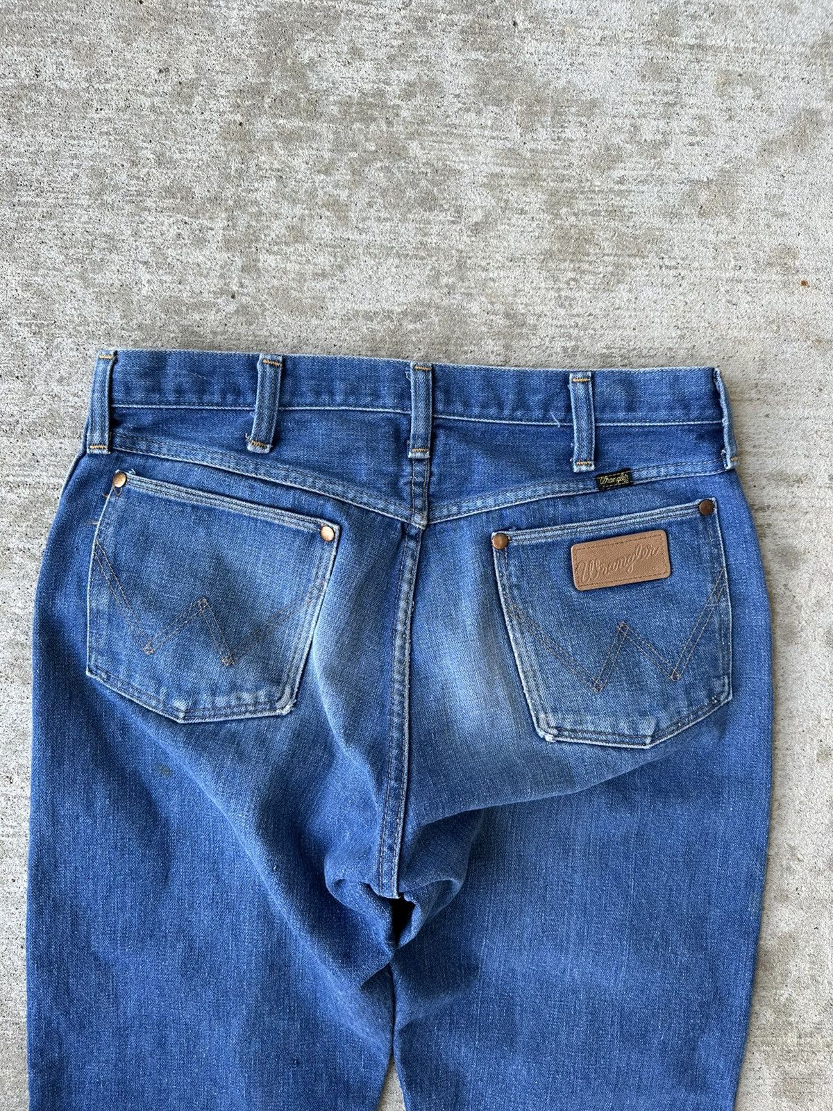 Wrangler 80s Wrangler Western Denim Blue Jeans Size US 32 / EU 48 - 11 Thumbnail