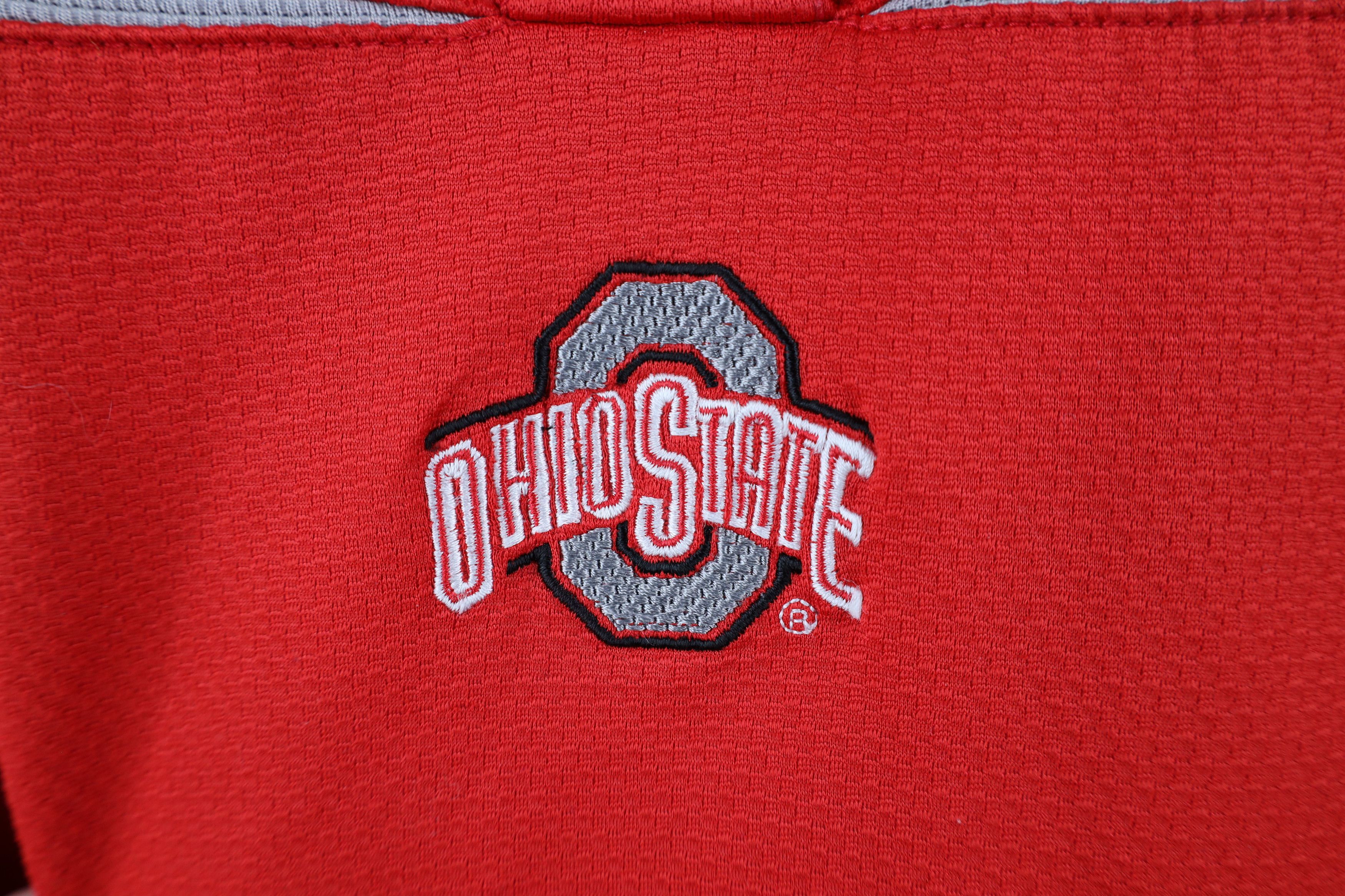 Nike × Vintage Vintage Nike Mini Swoosh Ohio State University Polo Shirt Size US L / EU 52-54 / 3 - 4 Thumbnail
