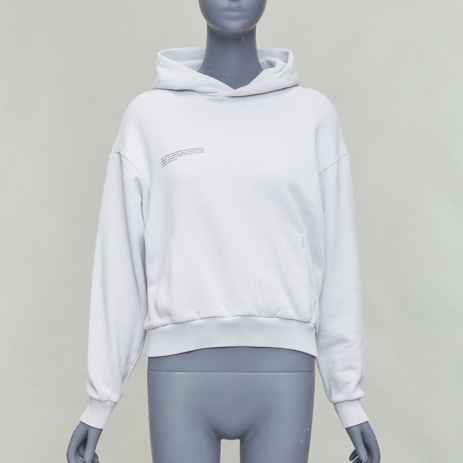 Pangaia PANGAIA Set of 2 organic recycled cotton hoodie grey XXS white XXS Size XS / US 0-2 / IT 36-38 - 1 Thumbnail