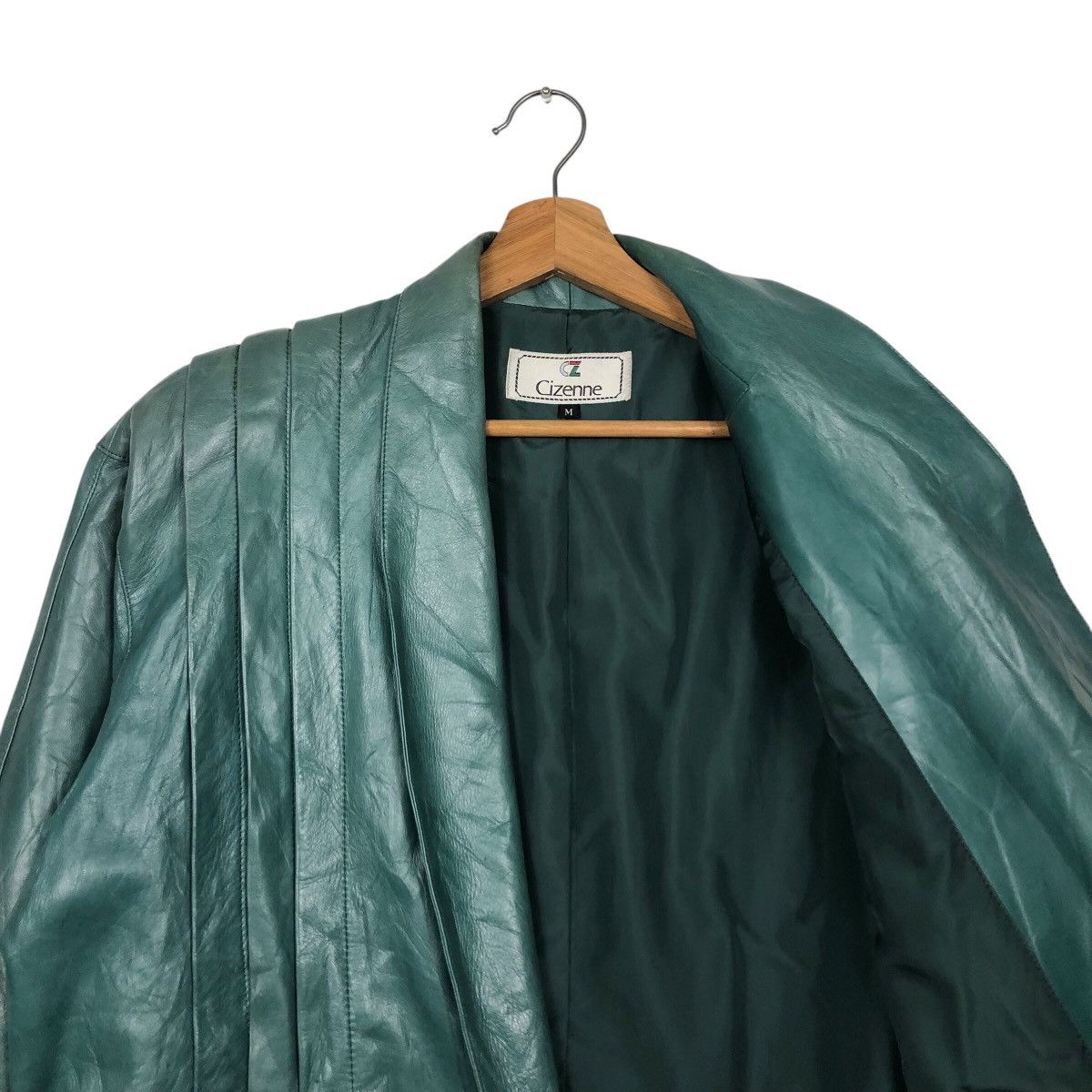 Japanese Brand 📌Vintage Biker Bomber Leather Jacket Cizenne Issey Miyake Size US M / EU 48-50 / 2 - 13 Thumbnail