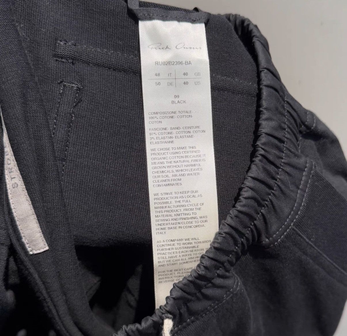 Rick Owens Rick Owens Mainline Drawstring Cargo Jogger Pants Size US 40 / EU 56 - 5 Thumbnail
