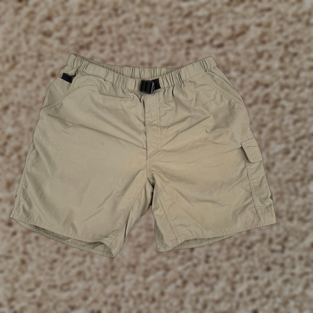 The North Face The North Face Shorts Mens Medium Beige Cargo 100% Nylon Stowable 8" READ Size US 31 - 1 Thumbnail