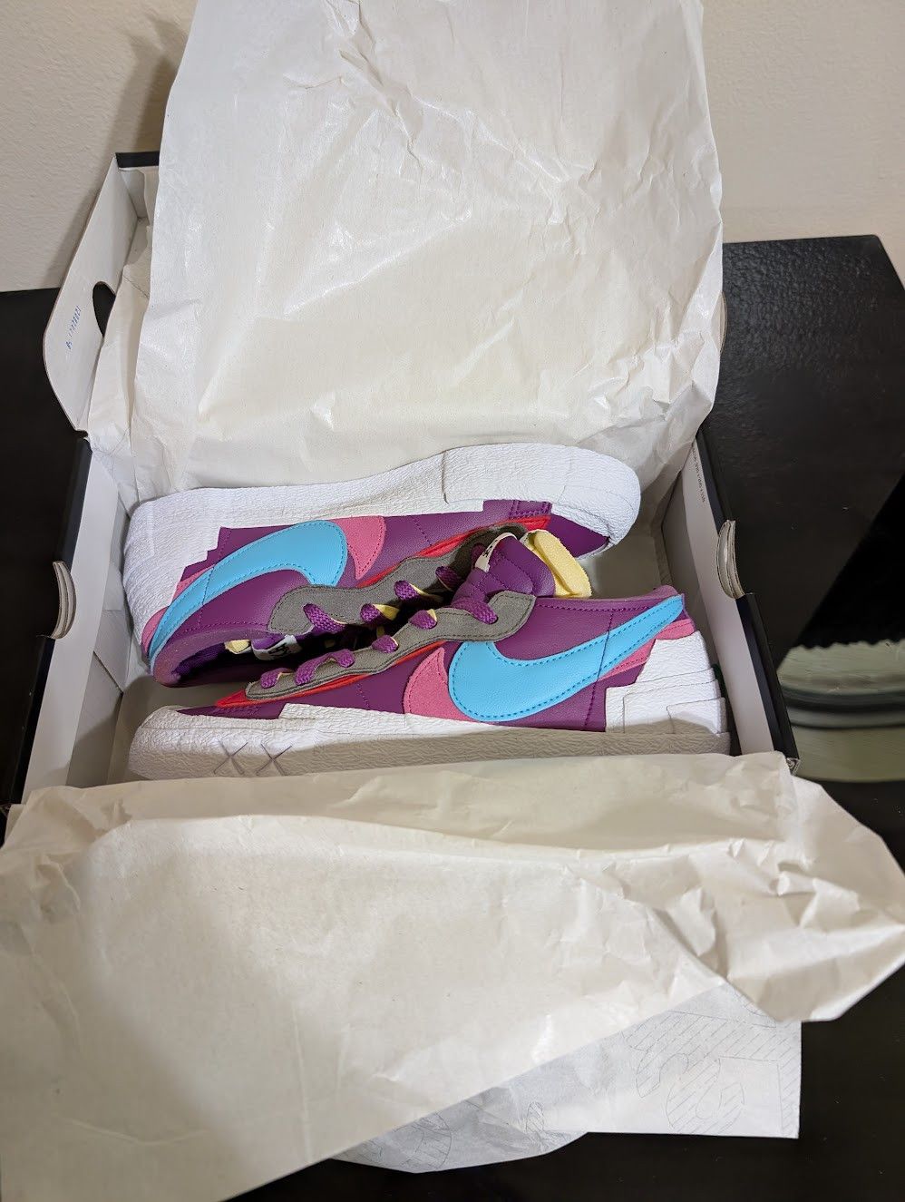 Kaws × Nike × Sacai Blazer 'Purple Dusk' Size US 8.5 / EU 41-42 - 1 Thumbnail