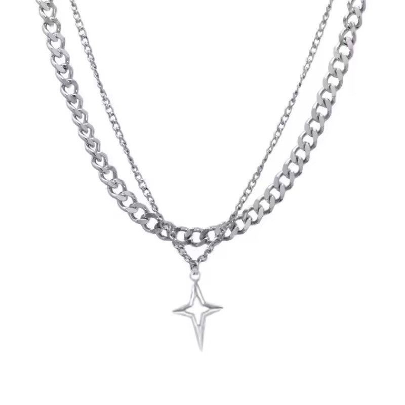 Other Double Layered Cuban Star Necklaces Size ONE SIZE - 2 Thumbnail