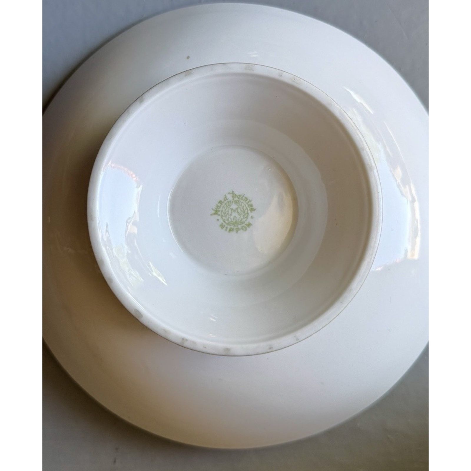 Other Atq Nippon Hand Painted Gilded Double Handled Pedestal Bowl Size ONE SIZE - 3 Thumbnail