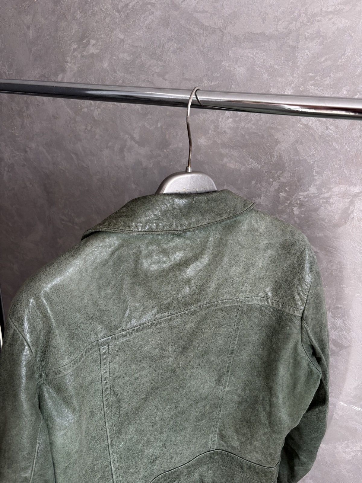agnes b. Agnes B. Special Cattle Skin Leather Biker Jacket size S Size S / US 4 / IT 40 - 13 Thumbnail