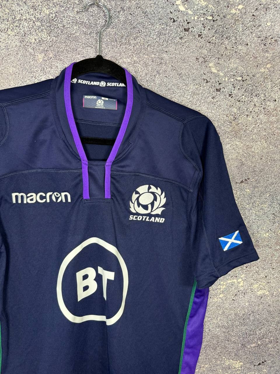 Macron Macron Men's Rugby Union Scotland 2018/19 Medium Jersey Size US M / EU 48-50 / 2 - 2 Thumbnail