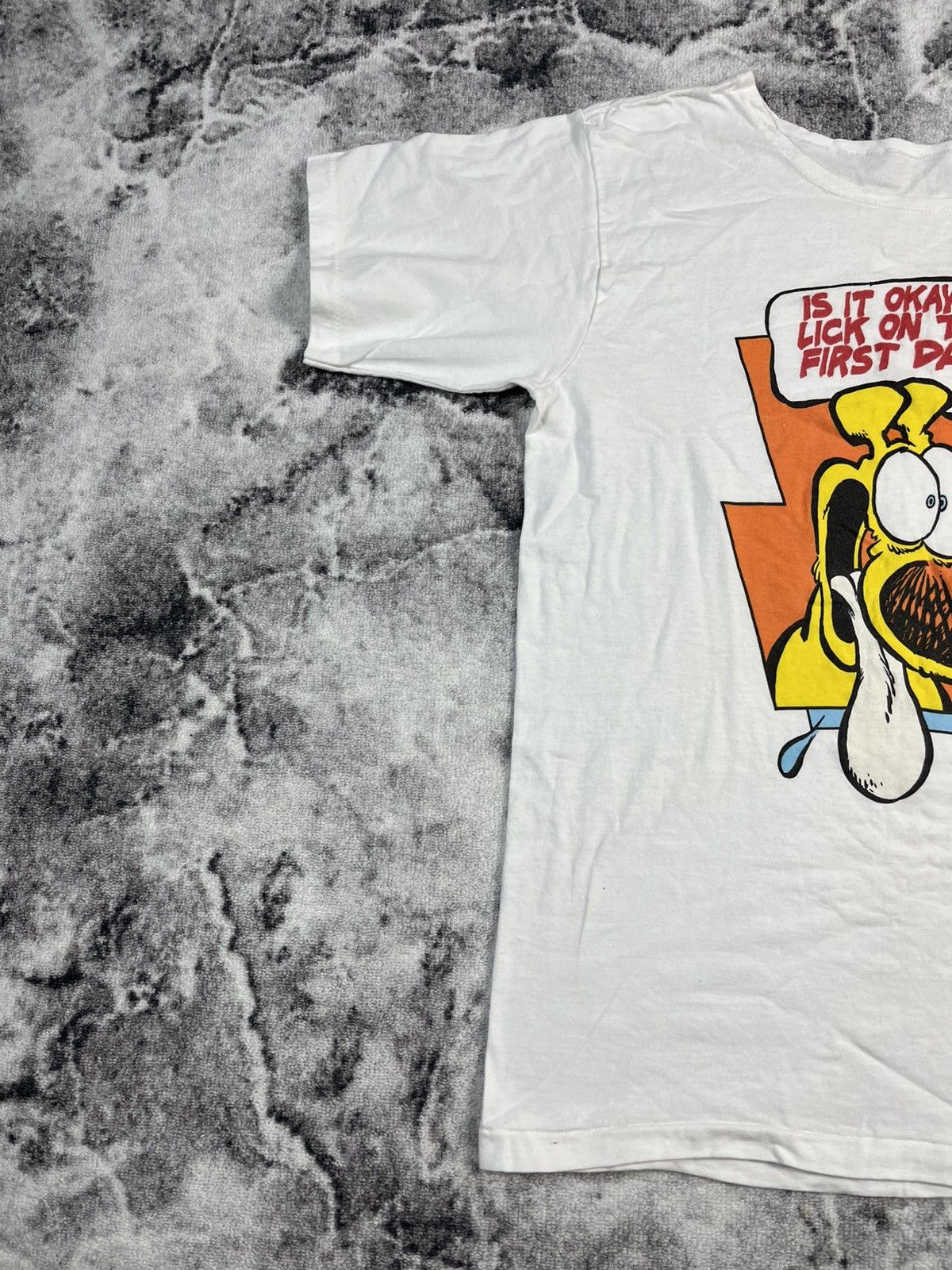 Warner Bros Vintage Grimmy Cartoon Tee 1990 Graphic White USA M Size US M / EU 48-50 / 2 - 2 Thumbnail