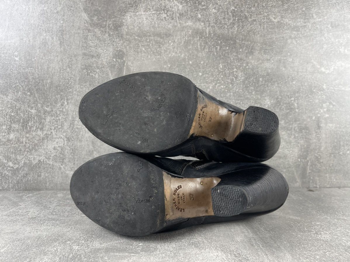 Fiorentini + Baker Fiorentini + Baker Platform Leather Ankle Boots Black Size US 7 / IT 37 - 9 Thumbnail