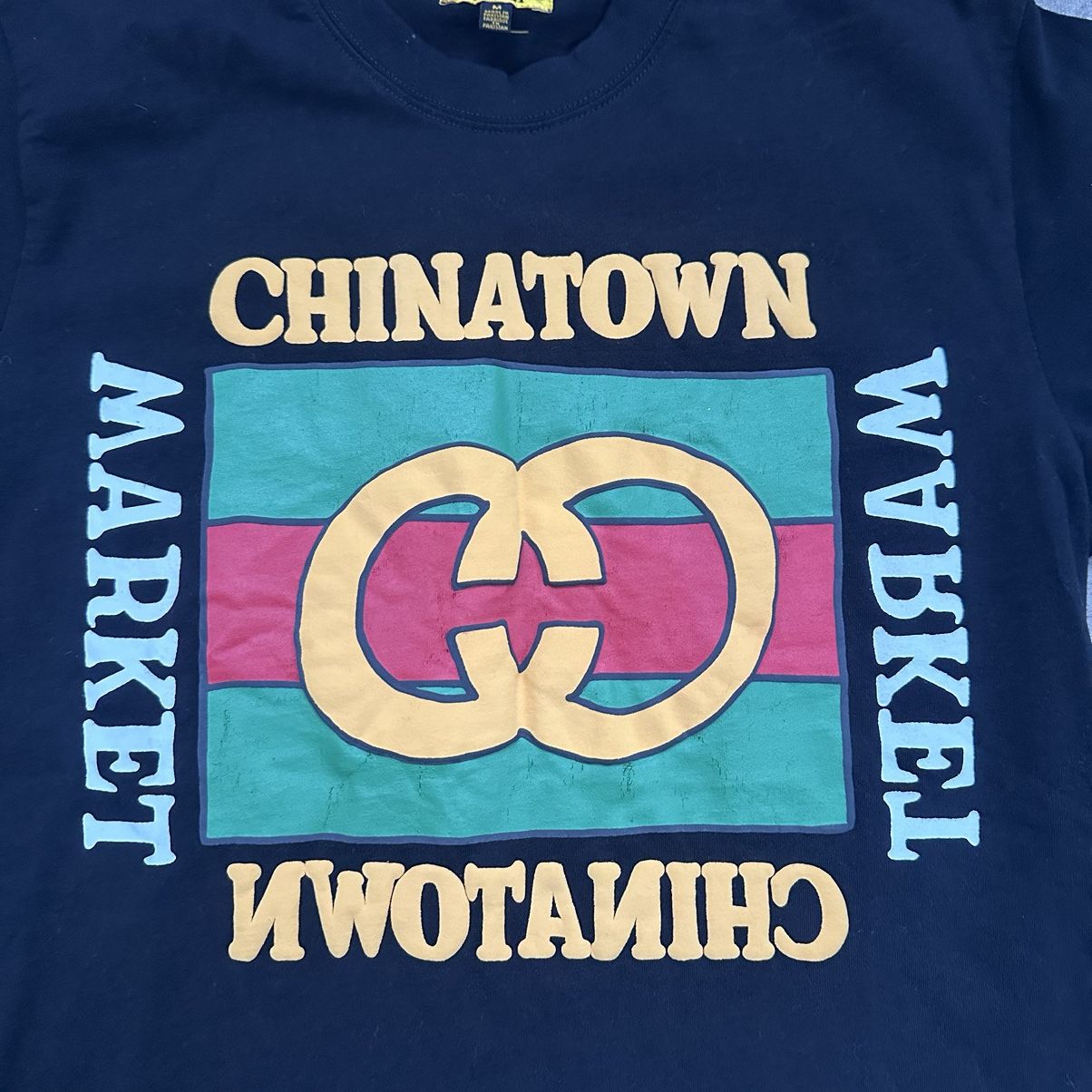 Market Gucci monogram Chinatown Market Black Floral T-Shirt Size US M / EU 48-50 / 2 - 5 Thumbnail