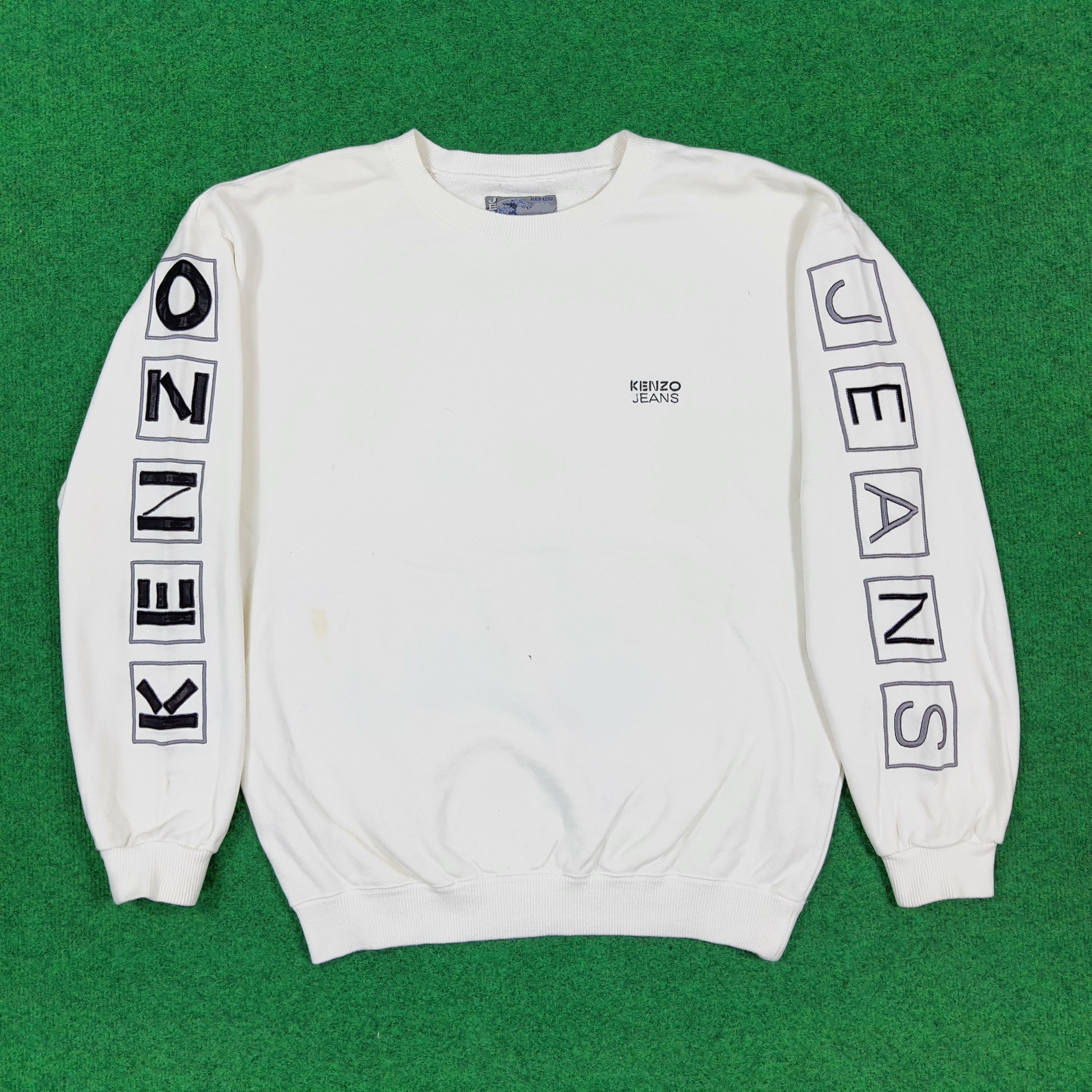 Kenzo Vintage Kenzo Jeans Big Logo Sweatshirt C304N19 Size US M / EU 48-50 / 2 - 1 Thumbnail