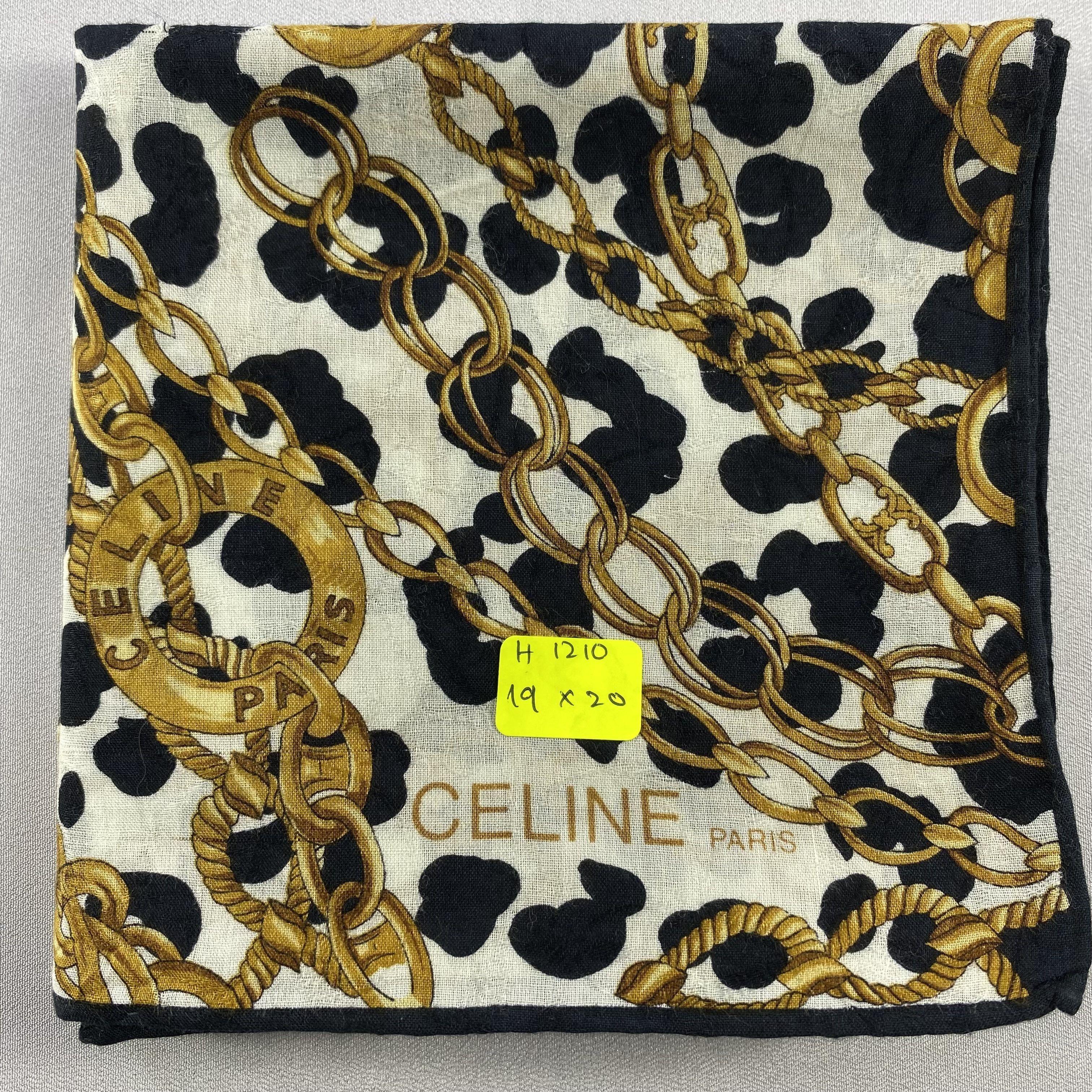Celine × Vintage Celine Bandana/ Handkerchief / Neckerchief Size ONE SIZE - 5 Thumbnail