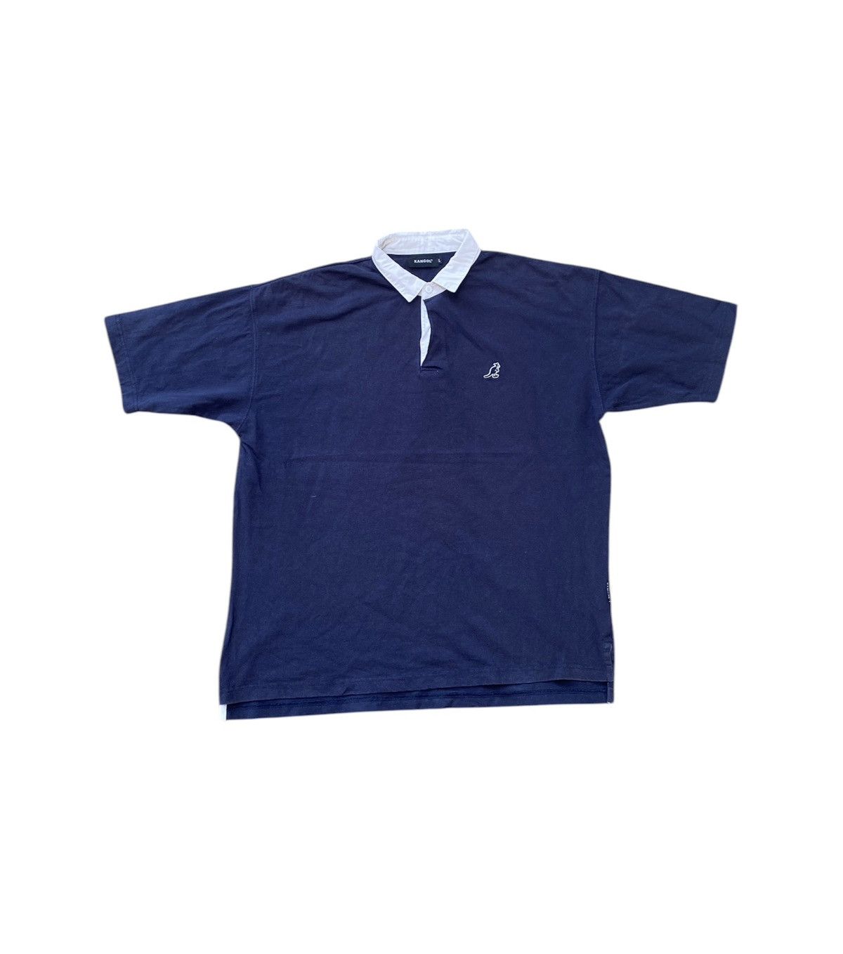 Kangol × Rap Tees × Vintage Vintage Polo Kangol Spellout Big Print Tees Size US L / EU 52-54 / 3 - 1 Thumbnail
