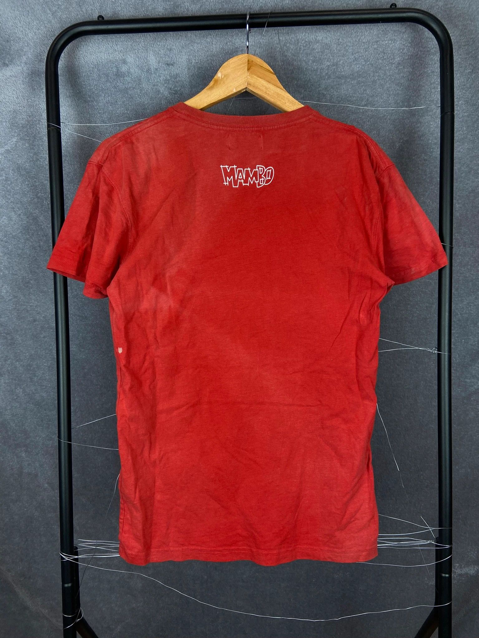 Mambo Mambo Red Graphic Tee XS – Cartoon Dog Print Retro Vibe Size US XS / EU 42 / 0 - 5 Thumbnail