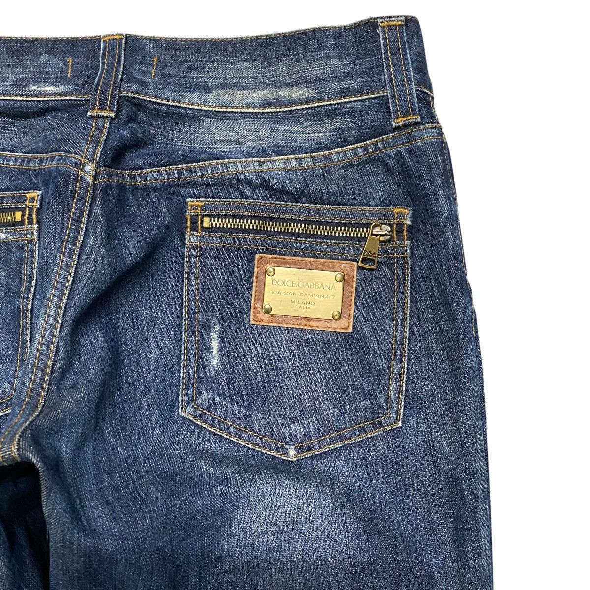 Dolce & Gabbana Vintage Dolce & Gabbana Distressed Jeans Size US 31 - 13 Thumbnail