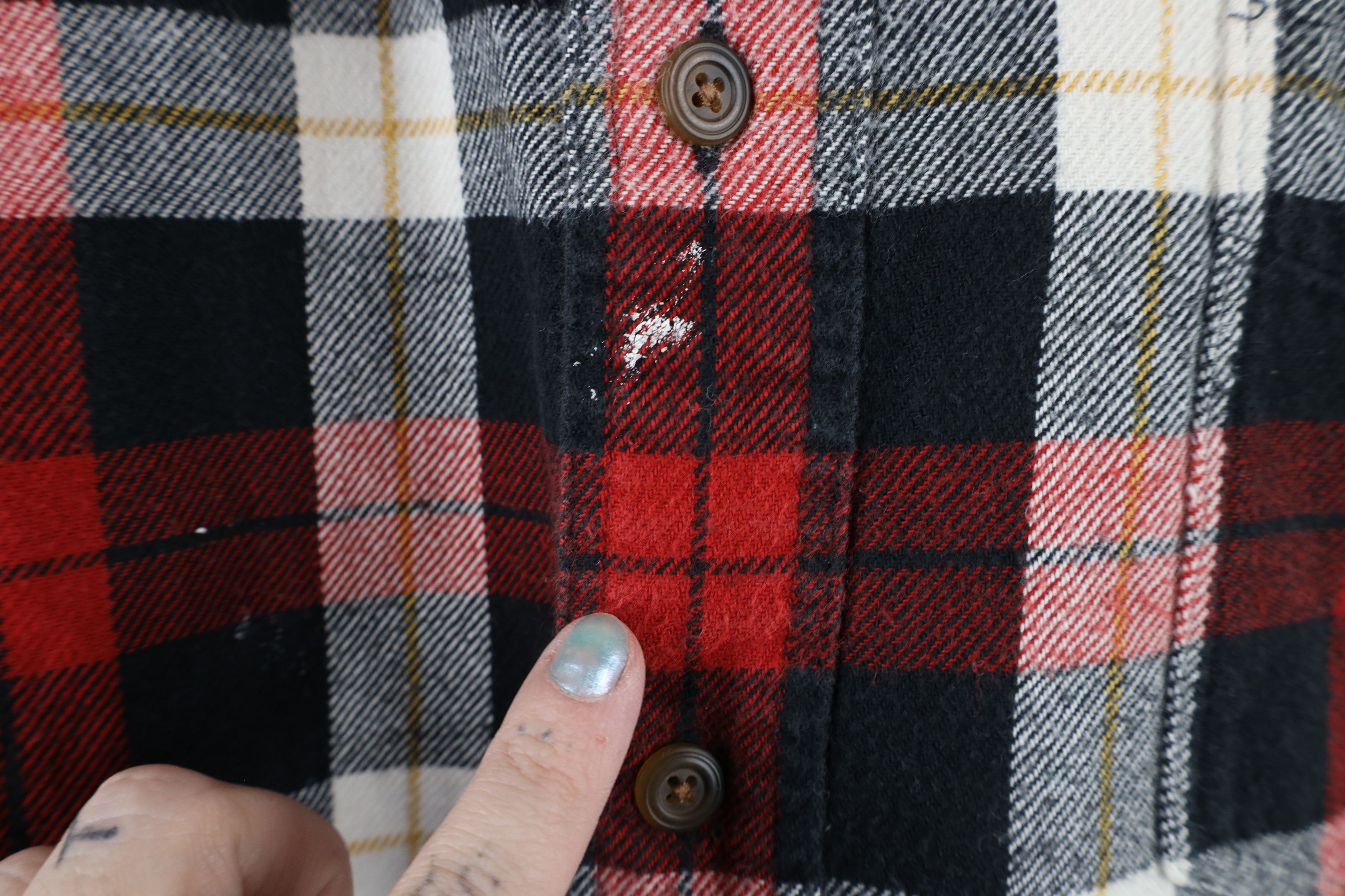 J.Crew × Vintage Vintage 90s J Crew Flannel Collared Button Down Shirt Plaid Size US L / EU 52-54 / 3 - 4 Thumbnail