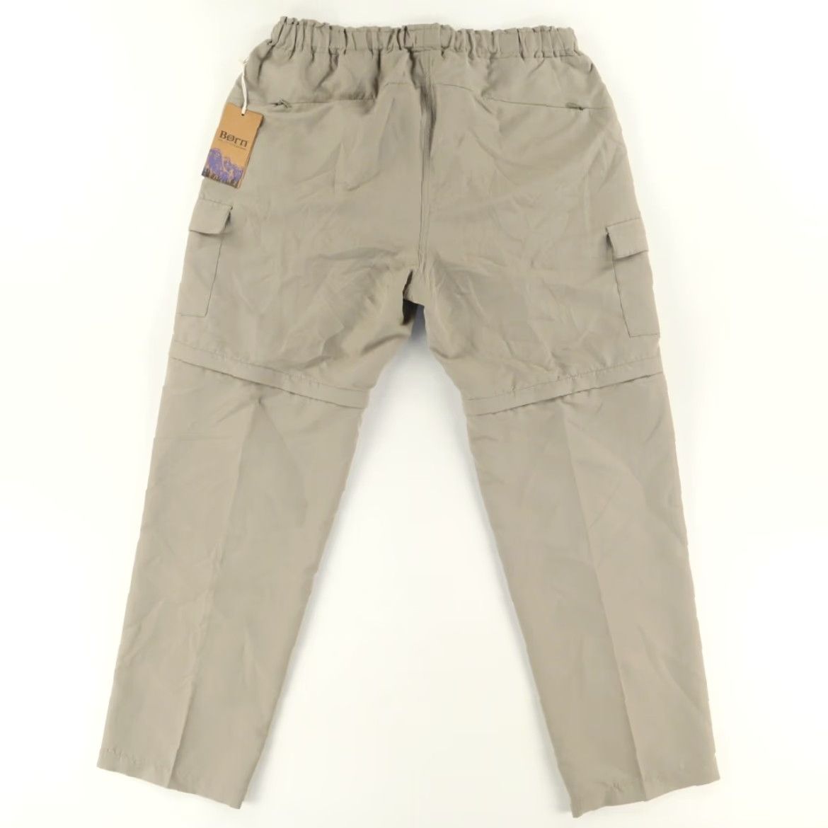 Born Born Outdoor Convert Polyester Hiking Cargo Pants Sand Men's XL Size US 36 / EU 52 - 4 Thumbnail