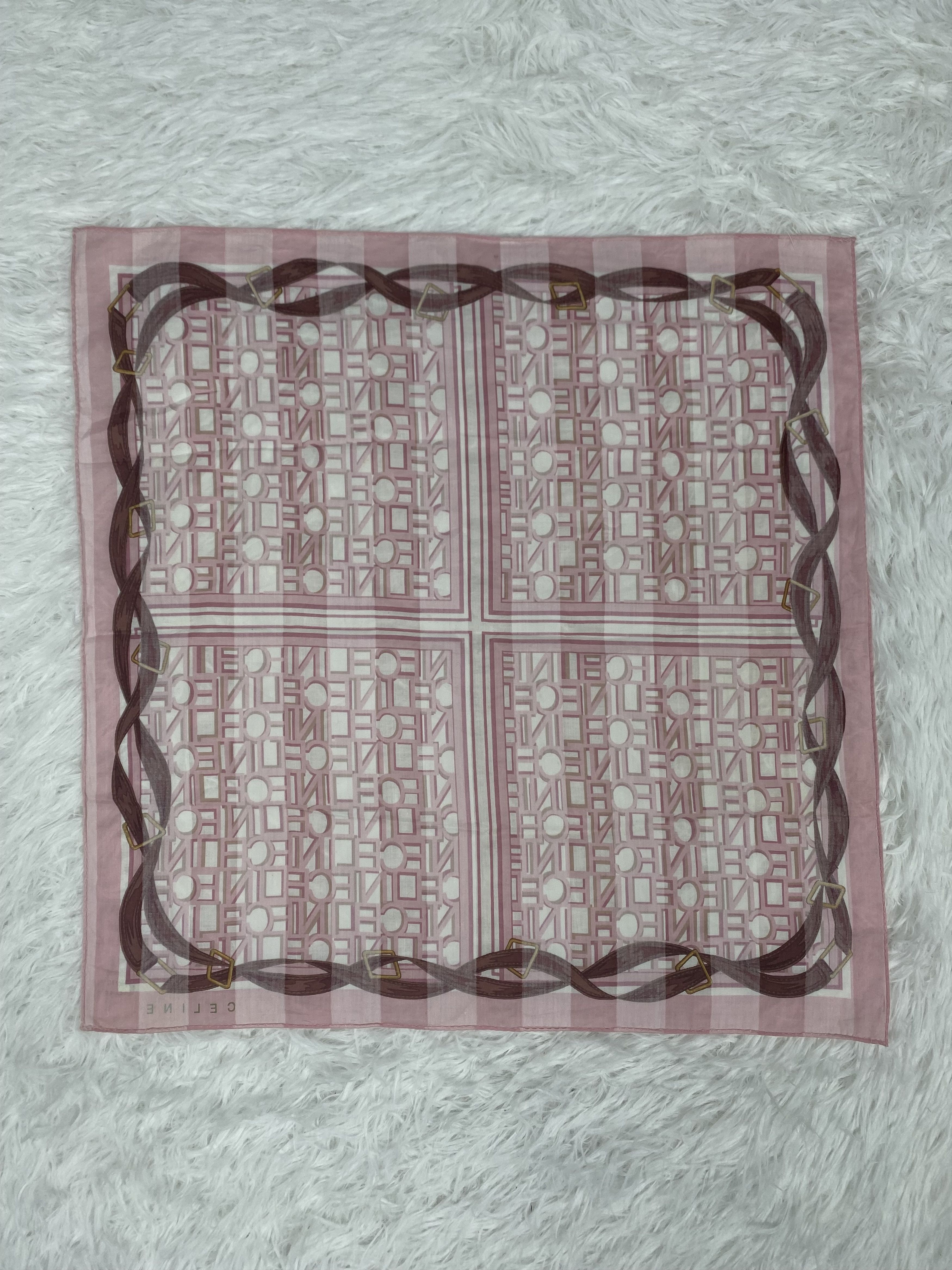 Celine × Vintage Vintage Celine Handkerchief PH0135 Size ONE SIZE - 5 Thumbnail