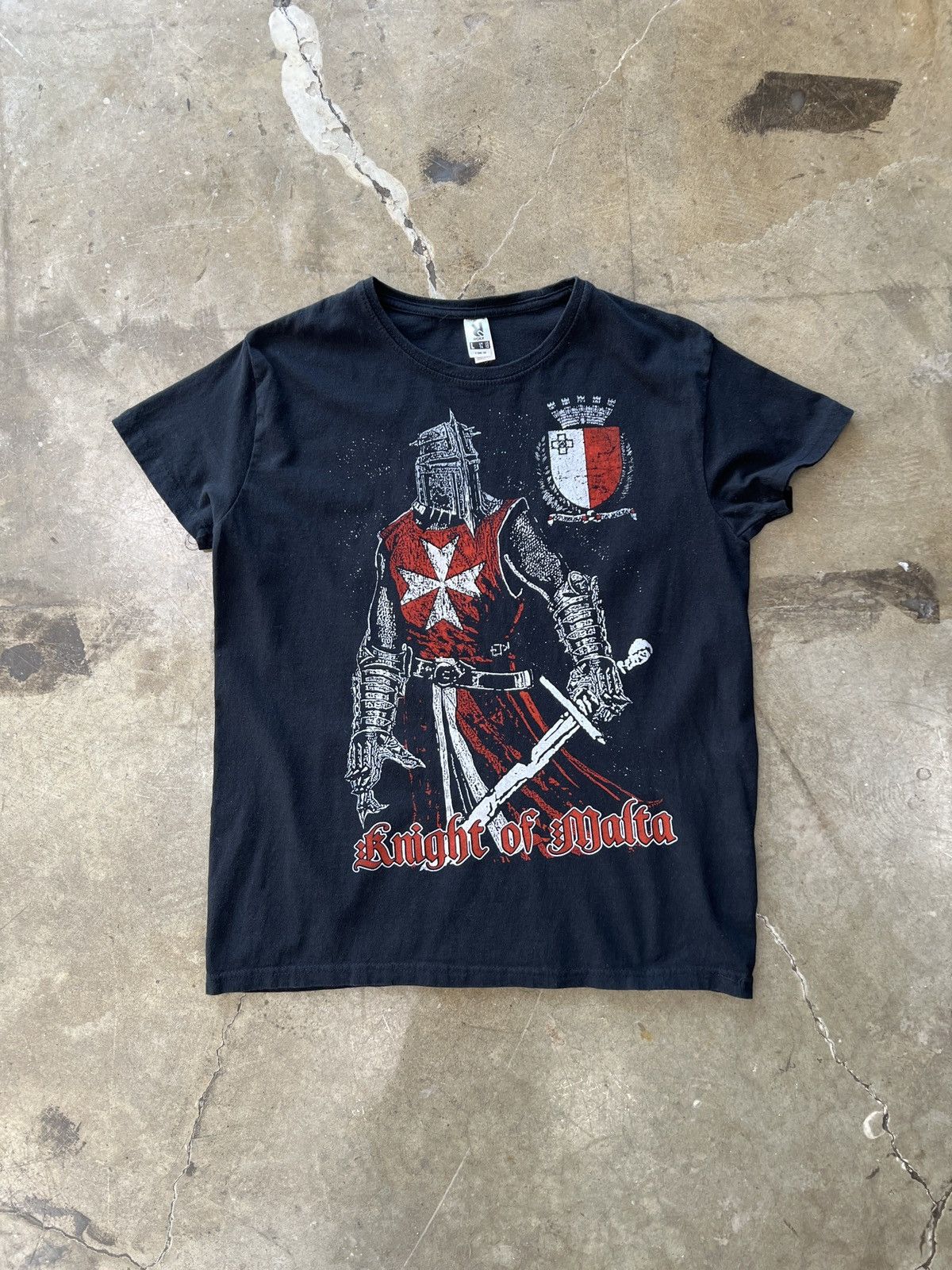 Vintage Knight of Malta Christian Crusader Tee Large Size US L / EU 52-54 / 3 - 2 Thumbnail