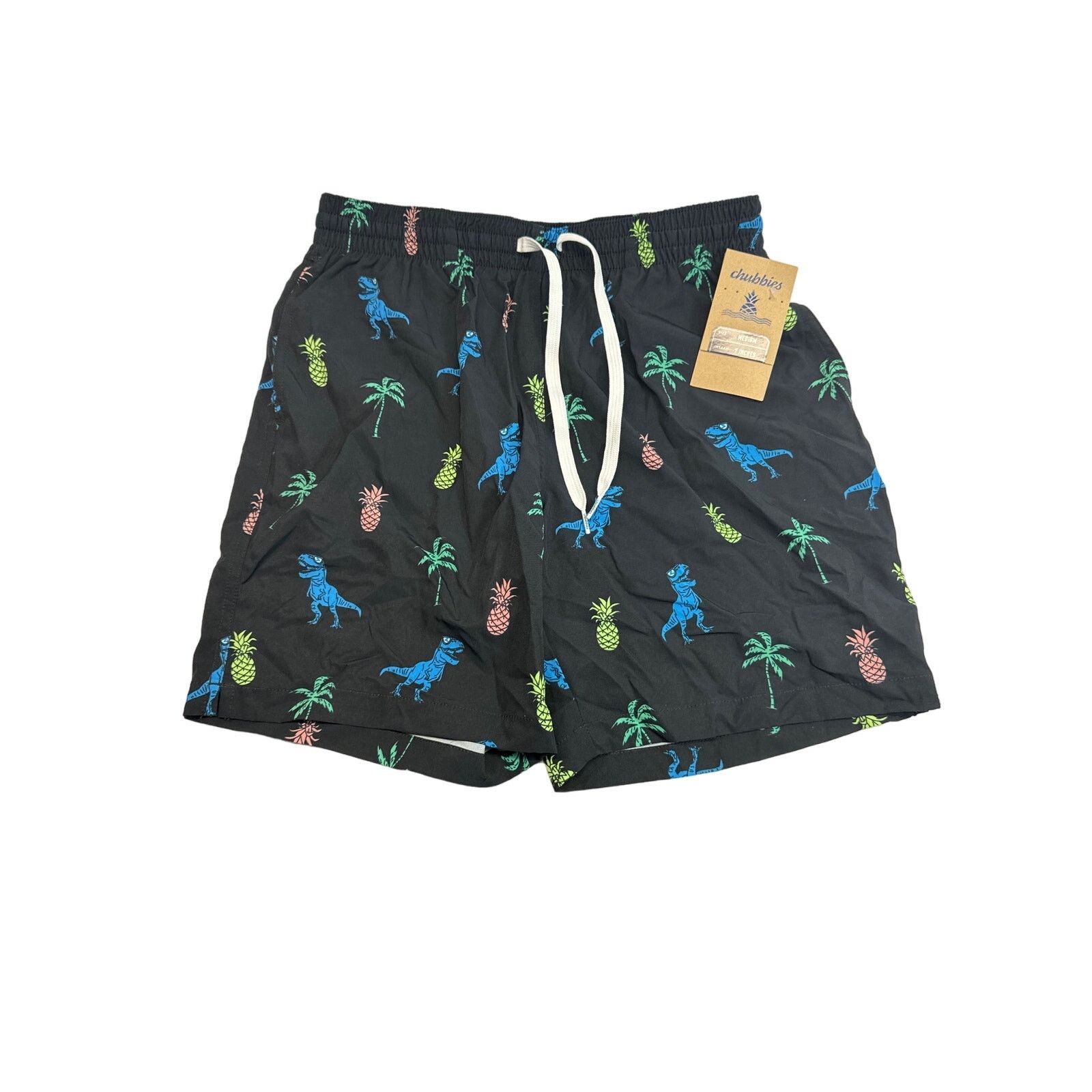 Chubbies Chubbies NWT Black 7” classic swim trunk men sz M Size US 32 / EU 48 - 1 Thumbnail